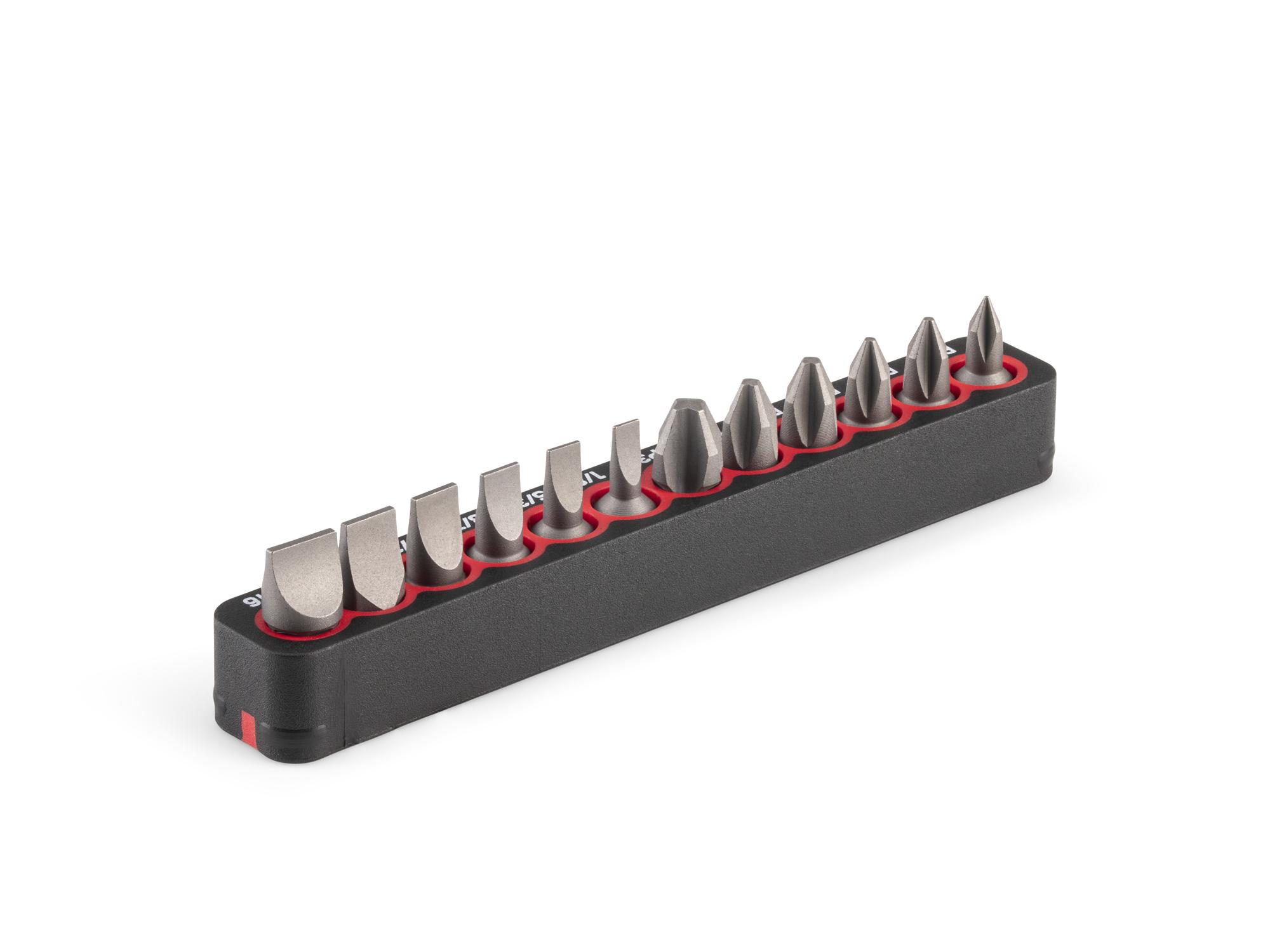 Back angle view of Tekton rail bit set. Item #DZZ93009