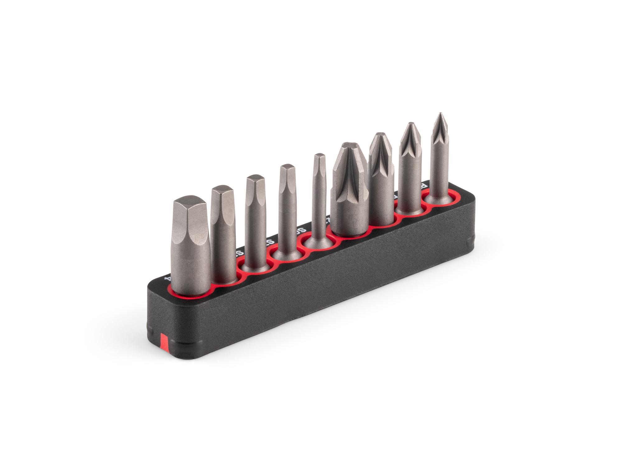 Back angle view of Tekton rail bit set. Item #DZZ93014