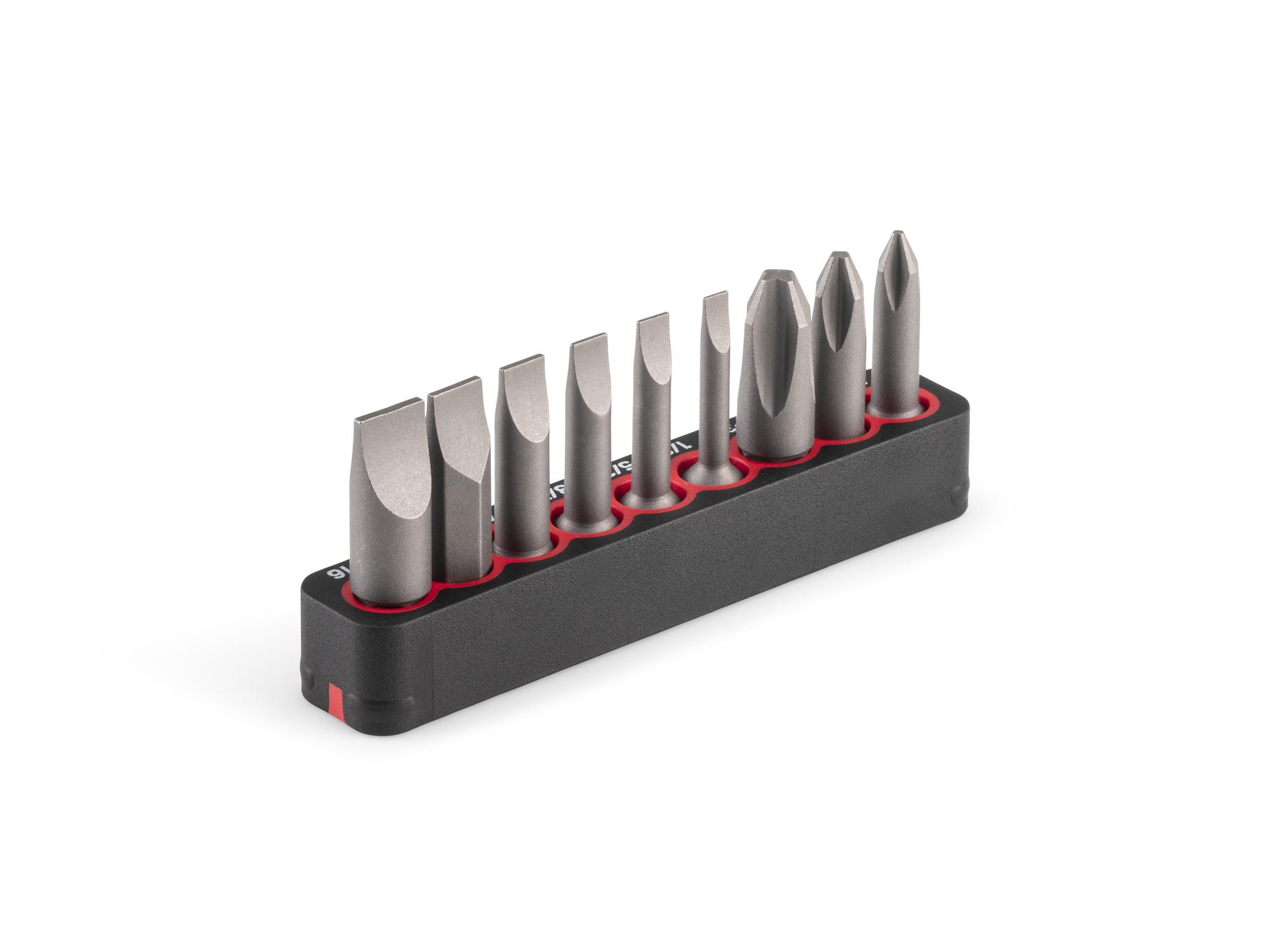 Back angle view of Tekton rail bit set. Item #DZZ93016