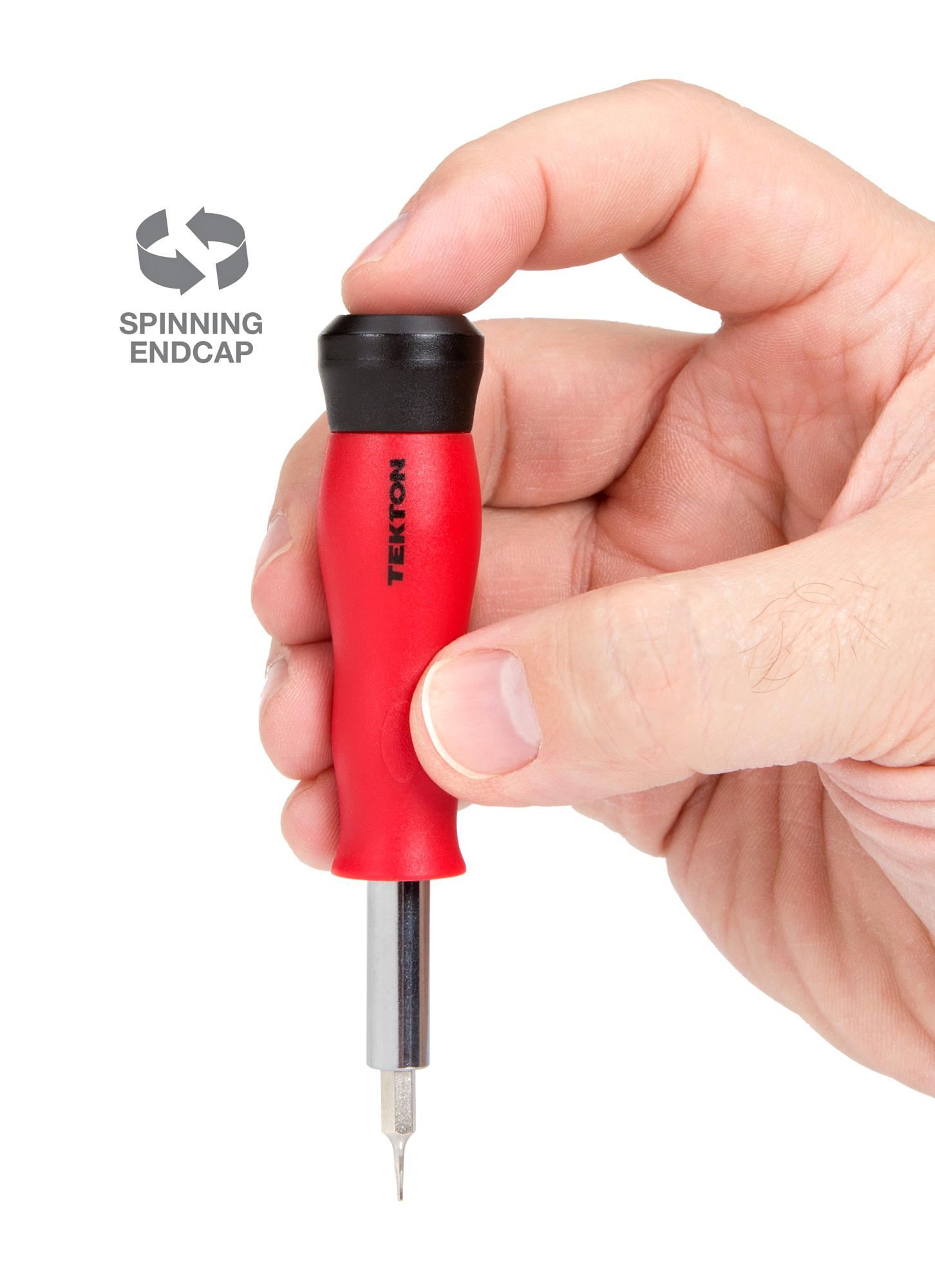 Closeup view of Tekton case bit set set. Item #2830