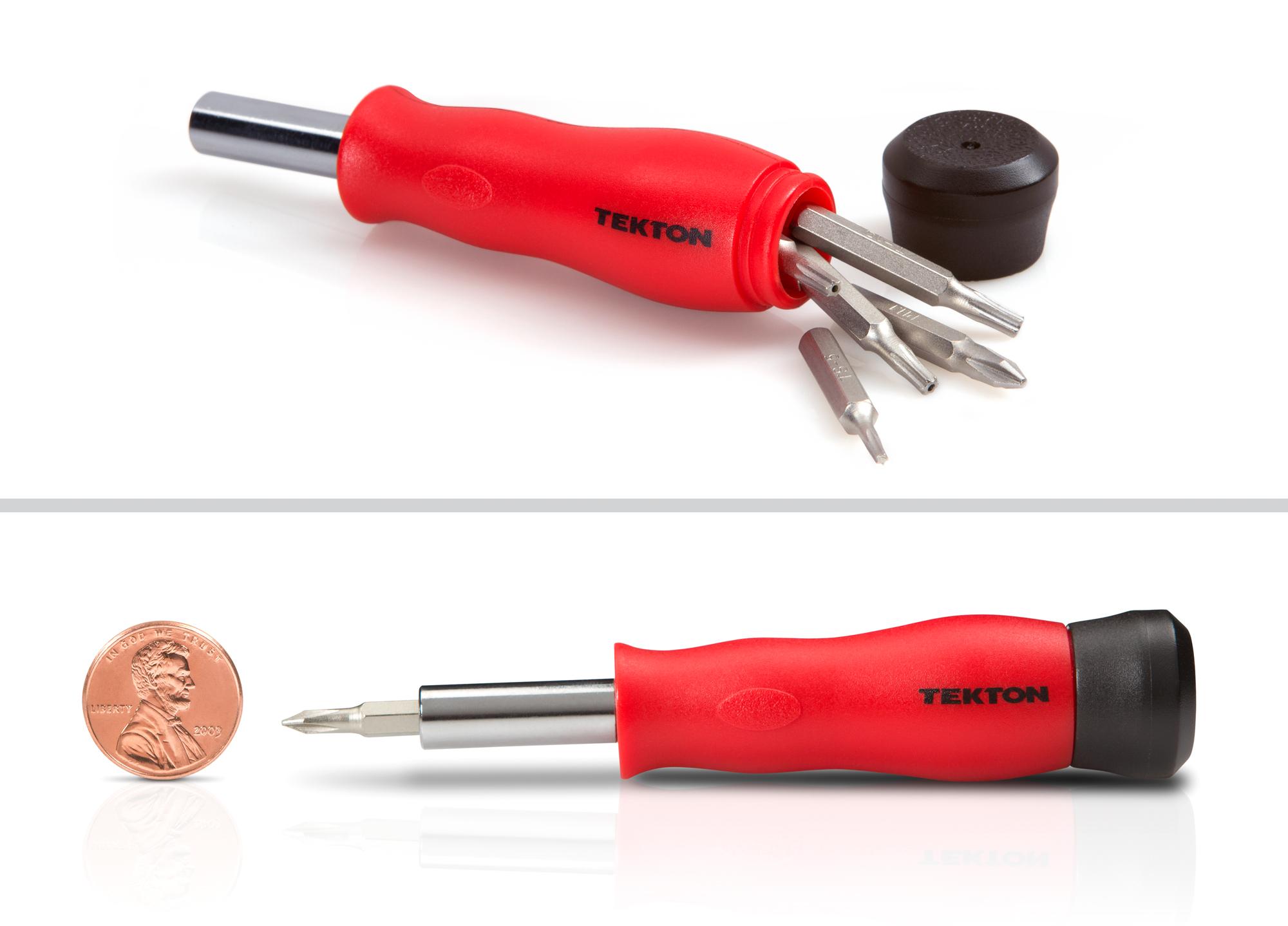 Side view of Tekton case bit set set. Item #2830