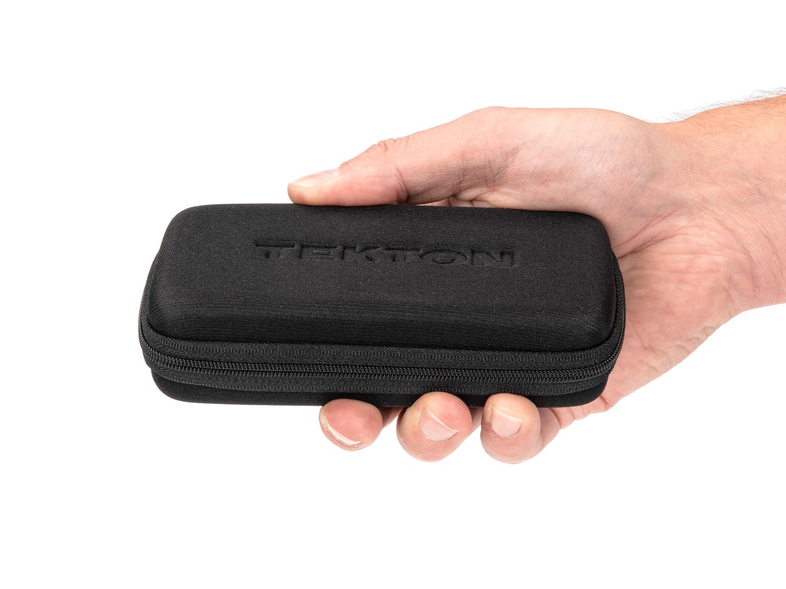 Laid out contents of Tekton case bit set. Item #DRV99003