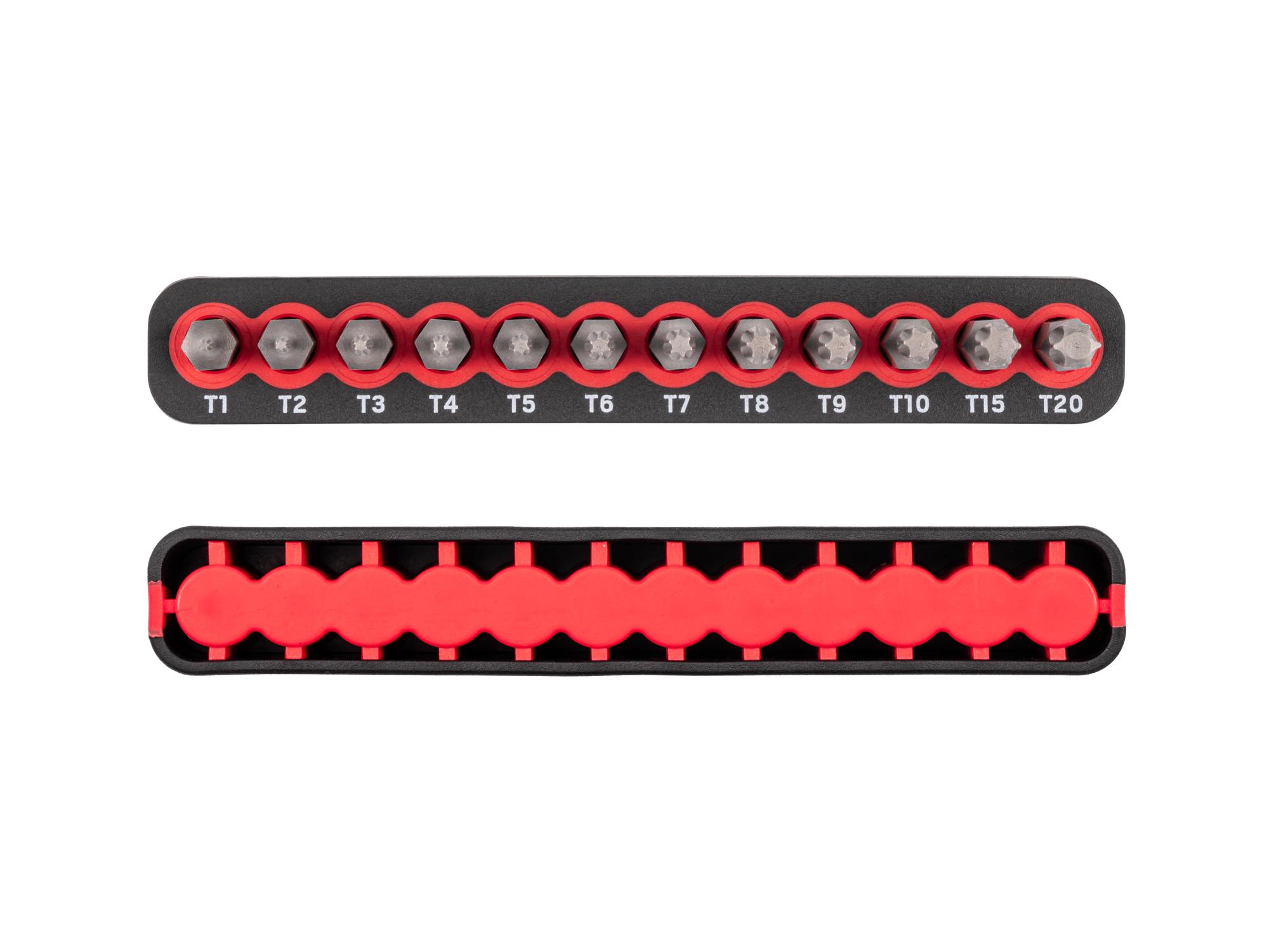 Side view of Tekton rail bit set. Item #DZT92001