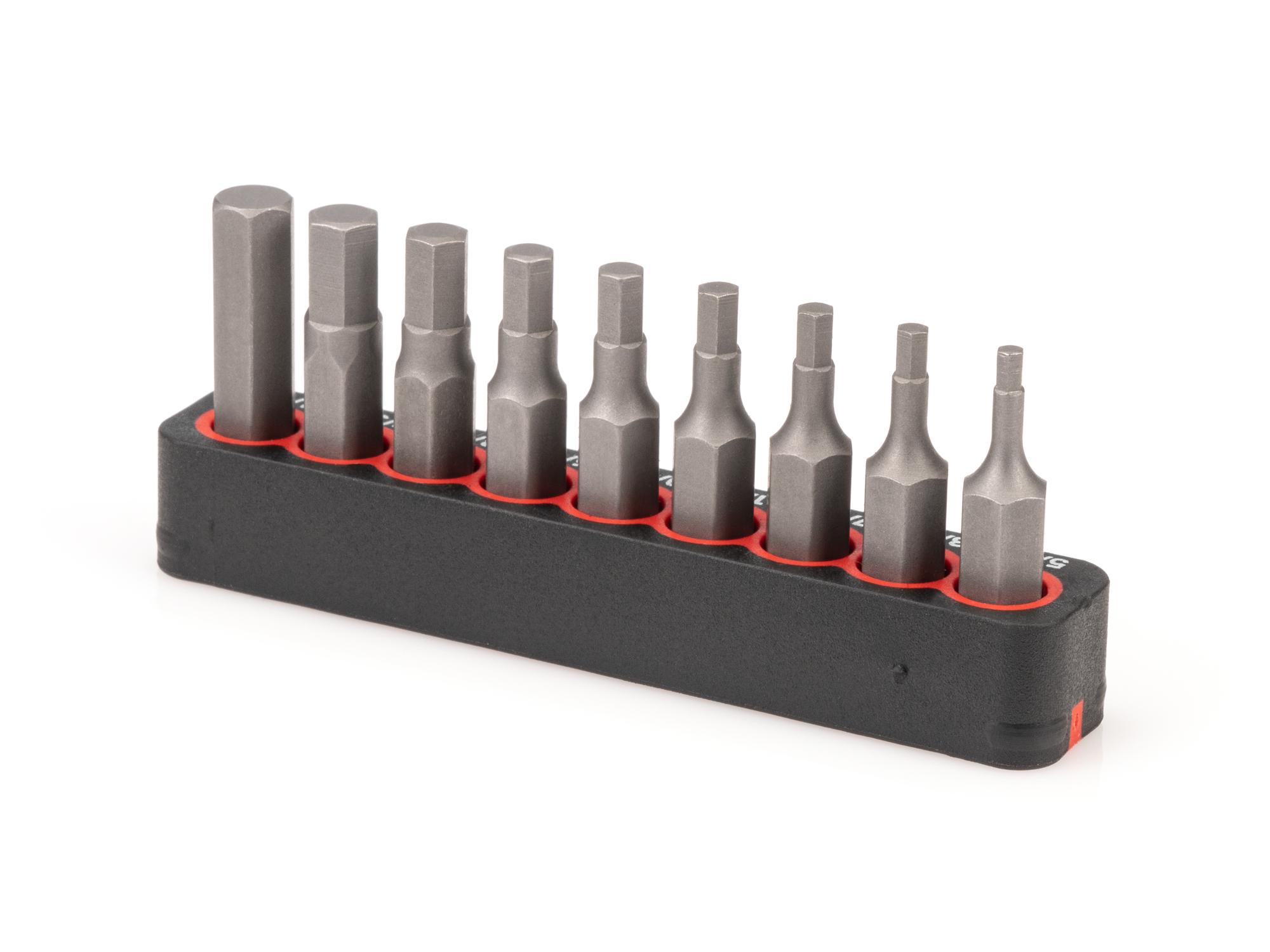 Back angle view of Tekton rail bit set. Item #DZX93001