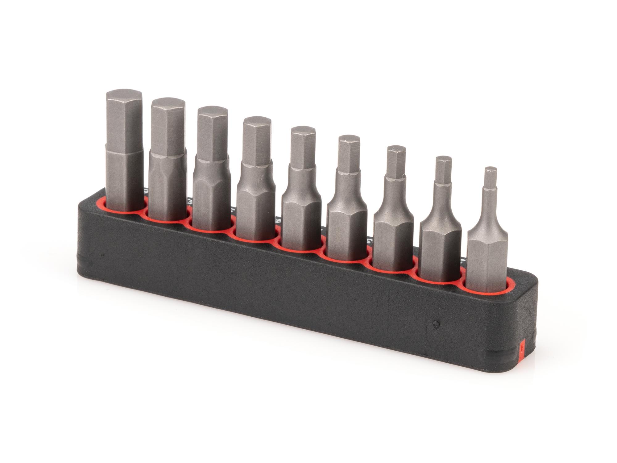 Back angle view of Tekton rail bit set. Item #DZX93002