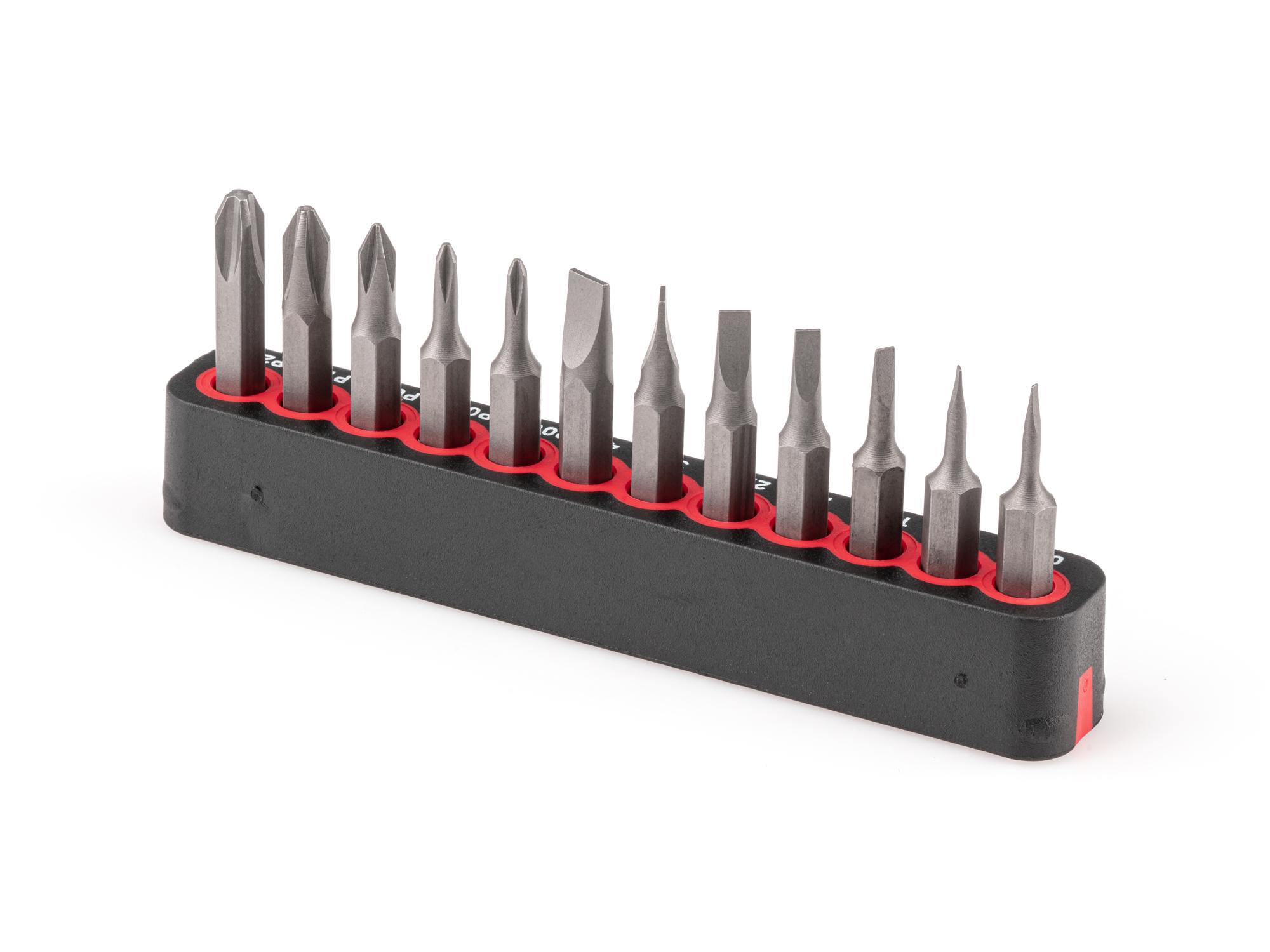 Back angle view of Tekton rail bit set. Item #DZZ92001