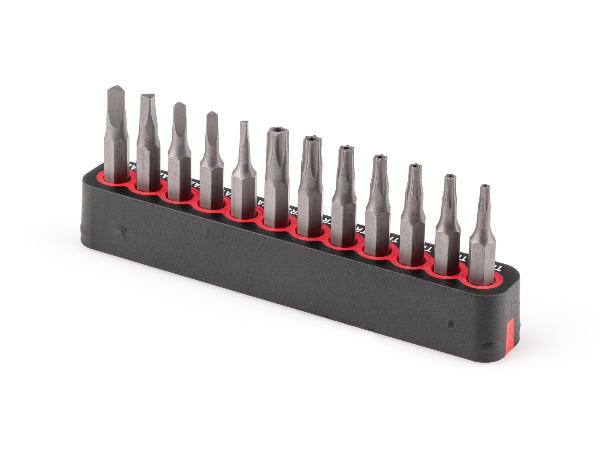 Back angle view of Tekton rail bit set. Item #DZZ92002