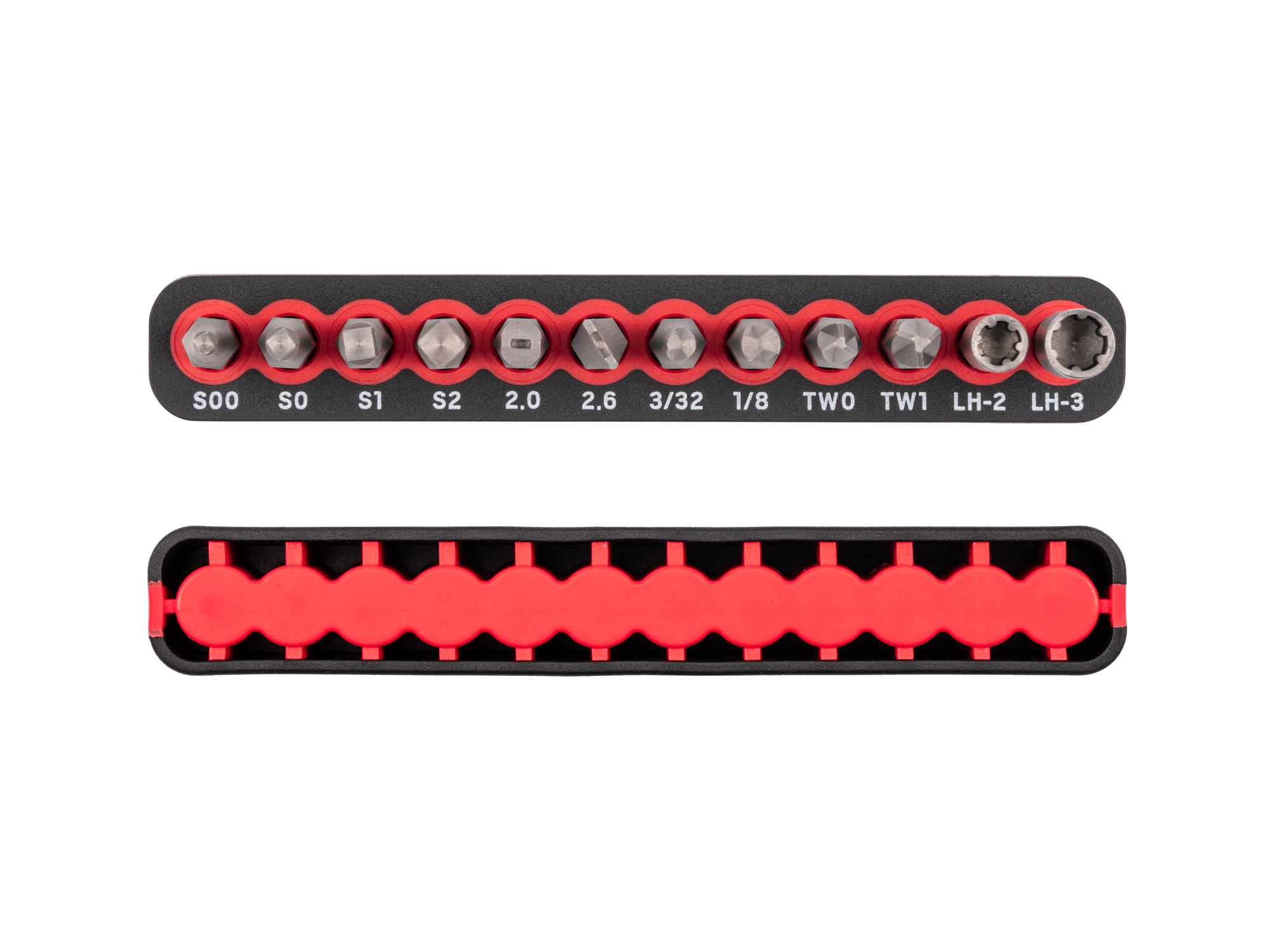 4 mm Security Bit Set with Rail (12-Piece) | TEKTON