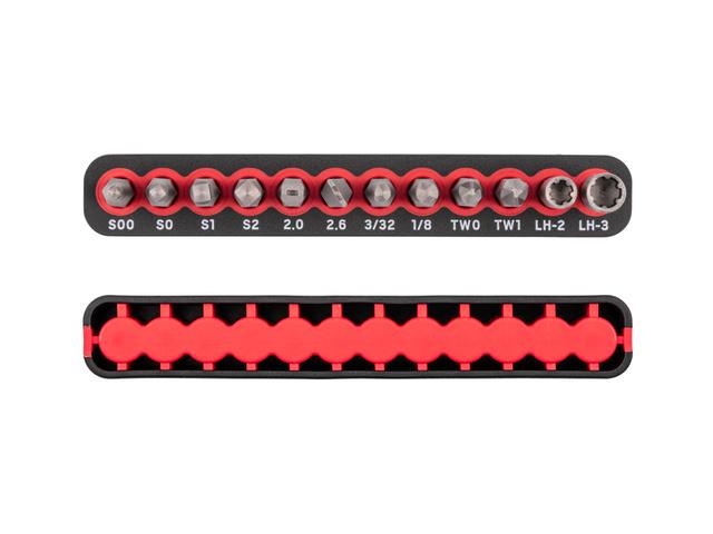 4 mm Security Bit Set with Rail (12-Piece) | TEKTON