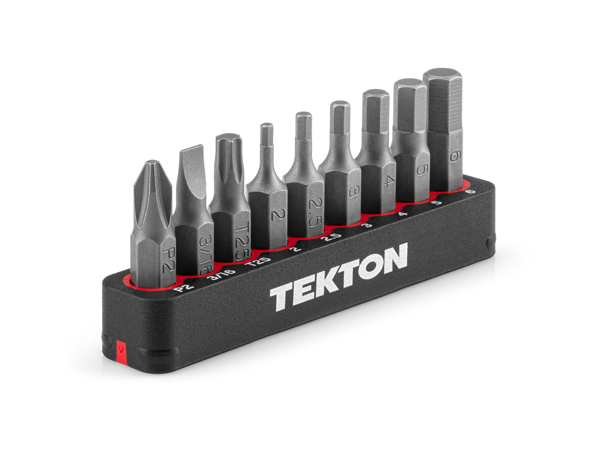 1/4 Inch Bicycle Bit Set with Rail (9-Piece)