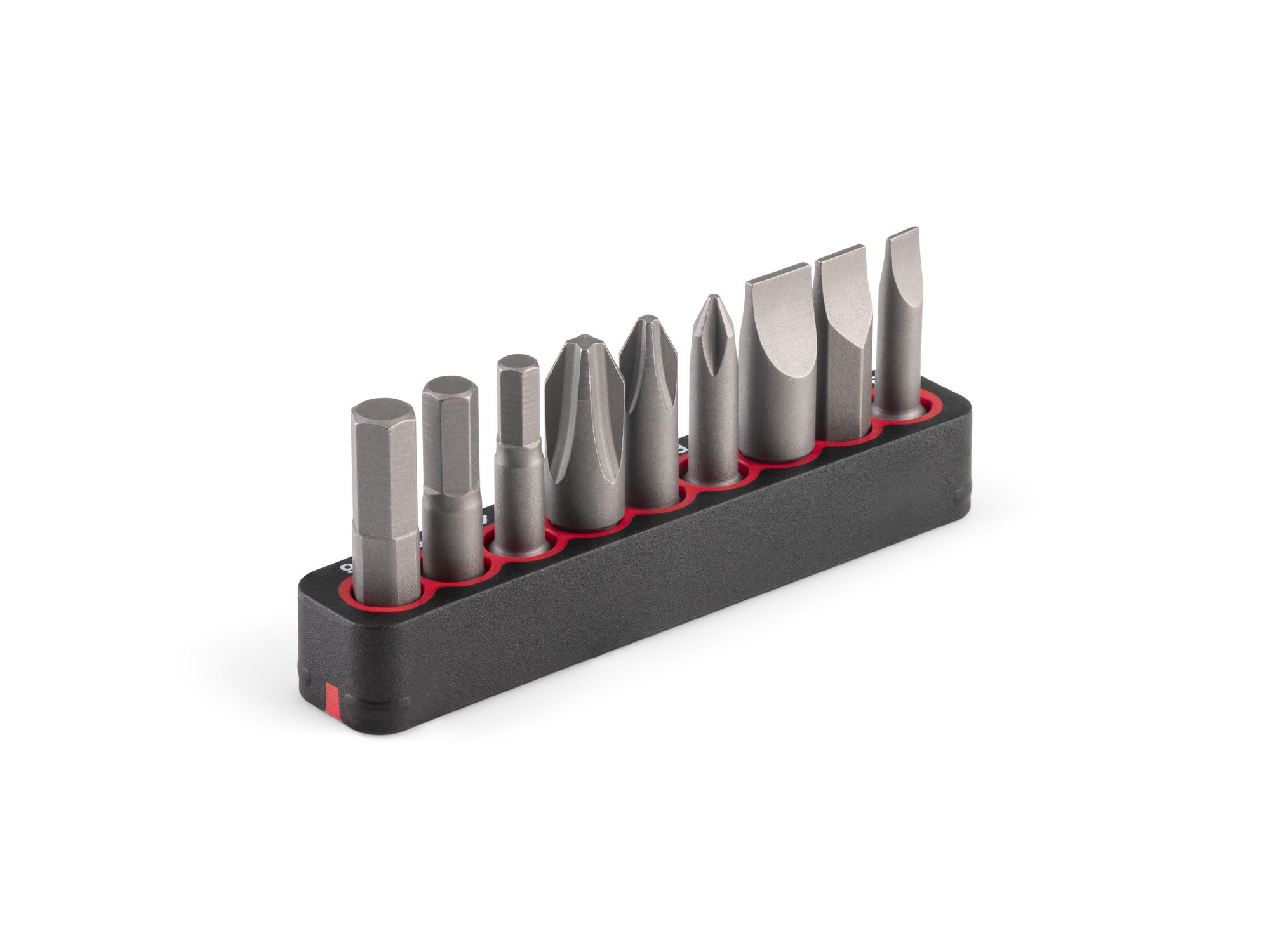Back angle view of Tekton rail bit set set. Item #DZZ93004