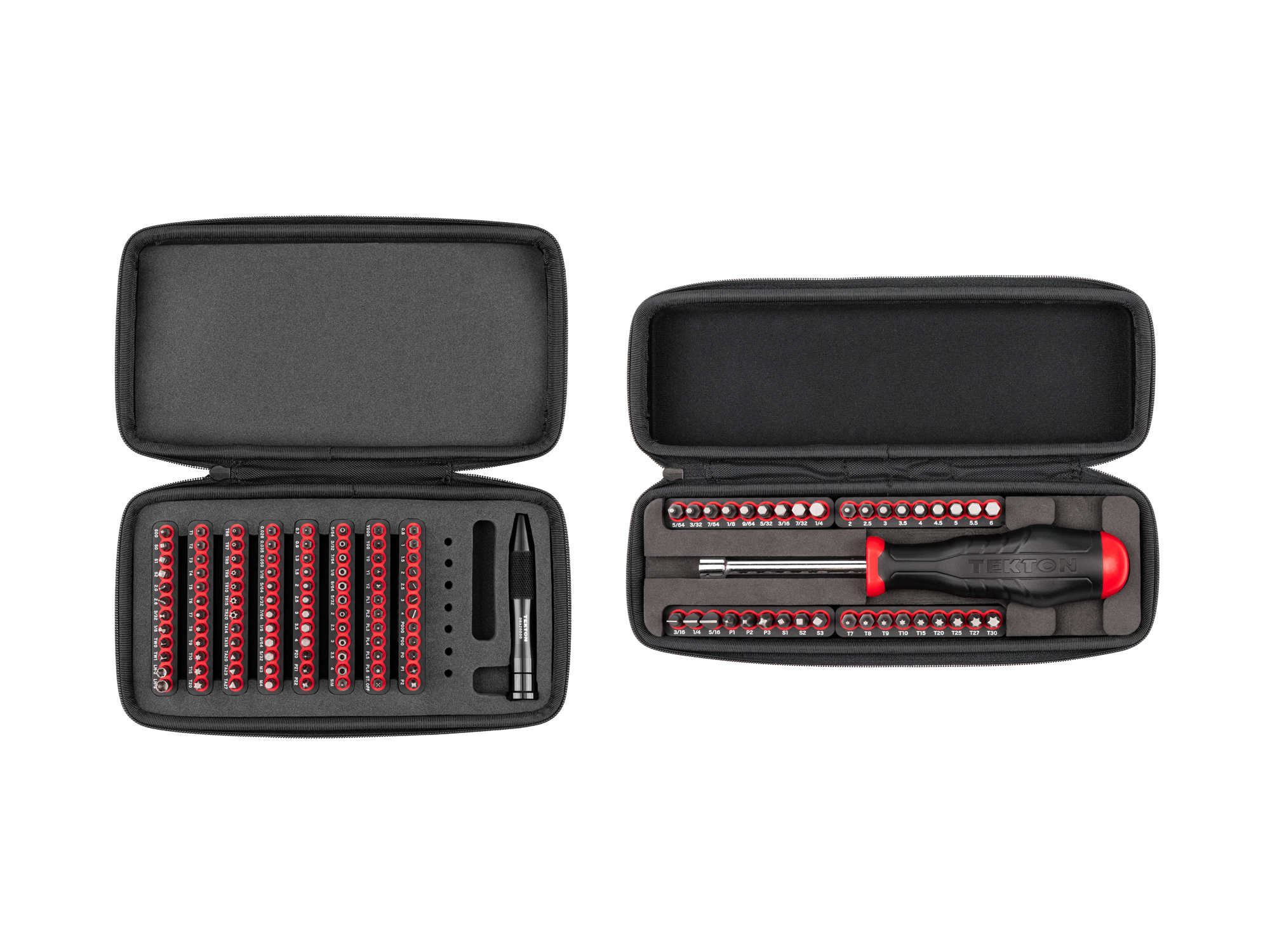 4 mm and 1/4 Inch Bit Driver and Bit Set with Cases (134-Piece) 