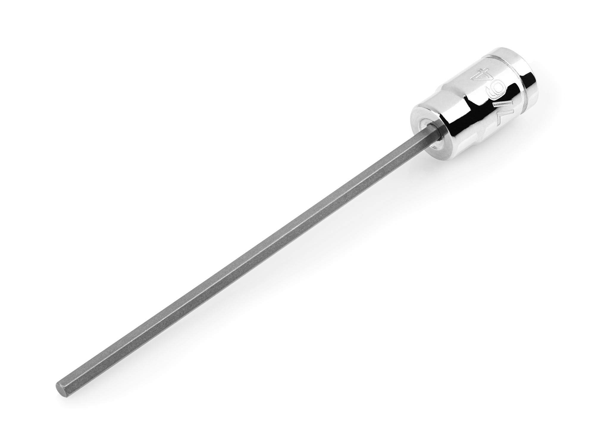 Front-right angle view of Tekton hand drive bit socket. Item #SHB023X4