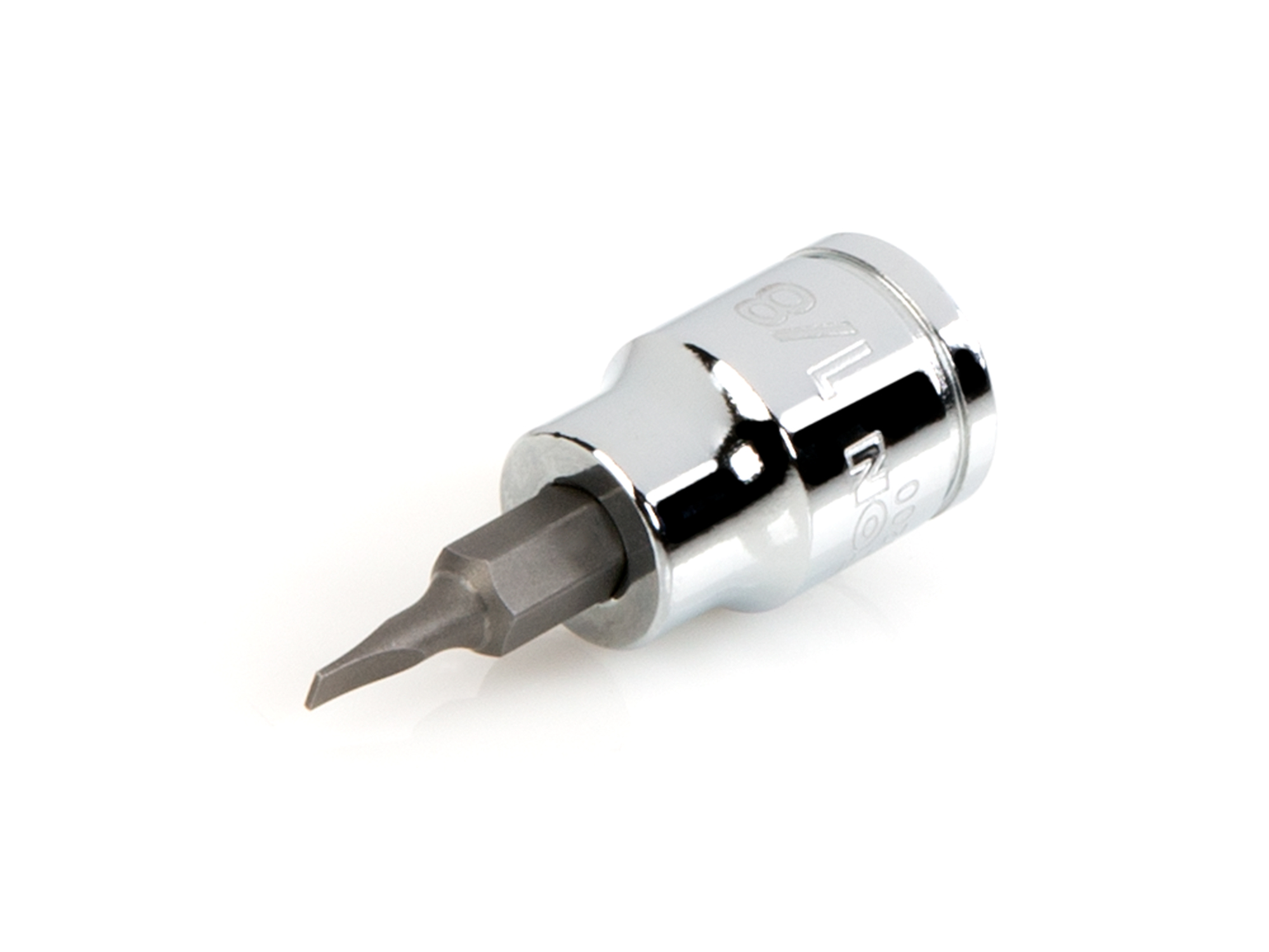 3/8 Inch Drive x 1/8 Inch Slotted Bit Socket | TEKTON