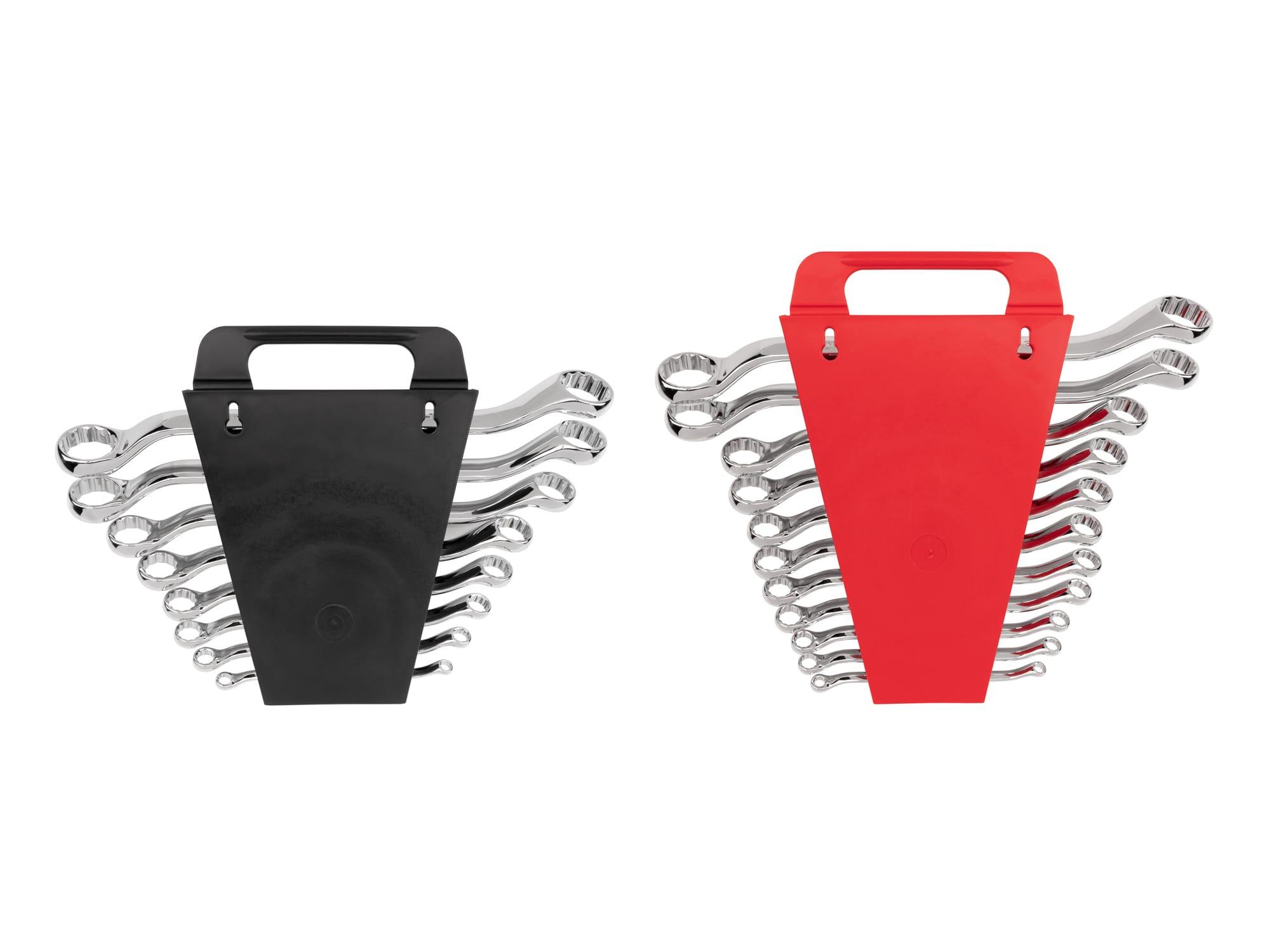 Back view of Tekton holder box end wrench set. Item #WBE91302