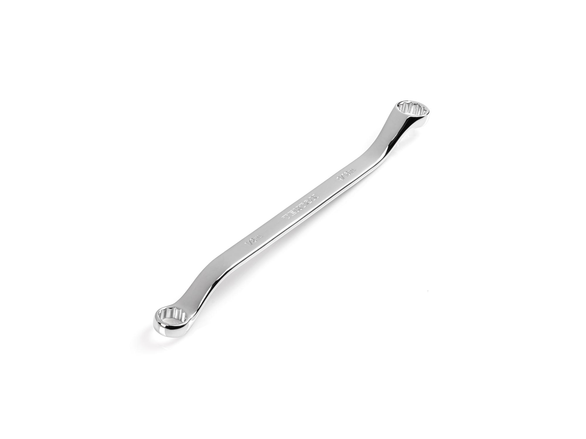 Front-right angle view of Tekton box end wrench. Item #WBE23313