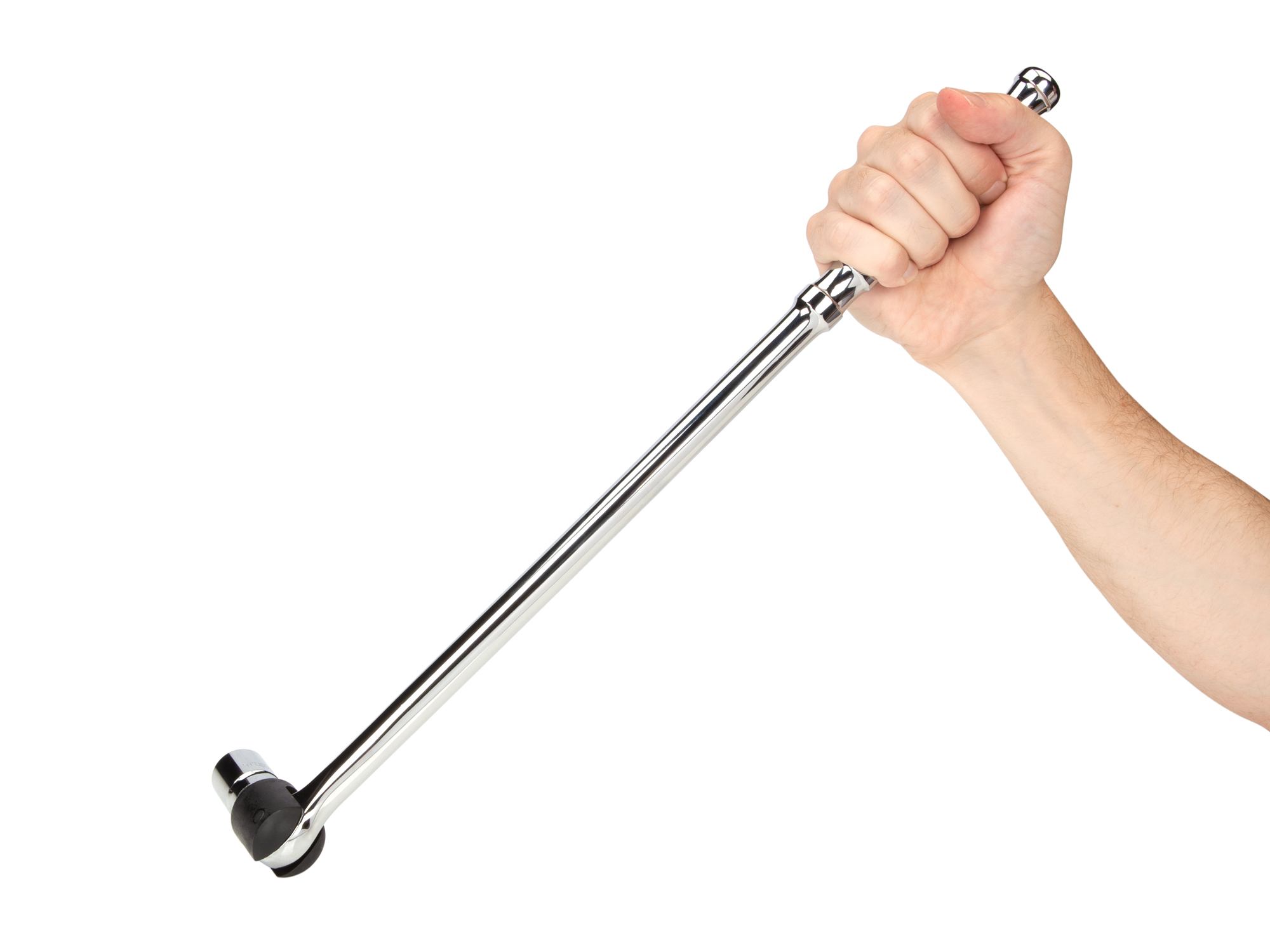 1/2 inch drive x 18 inch breaker bar with sleek, comfortable handle and 230-degree pivoting head. SBH00218.