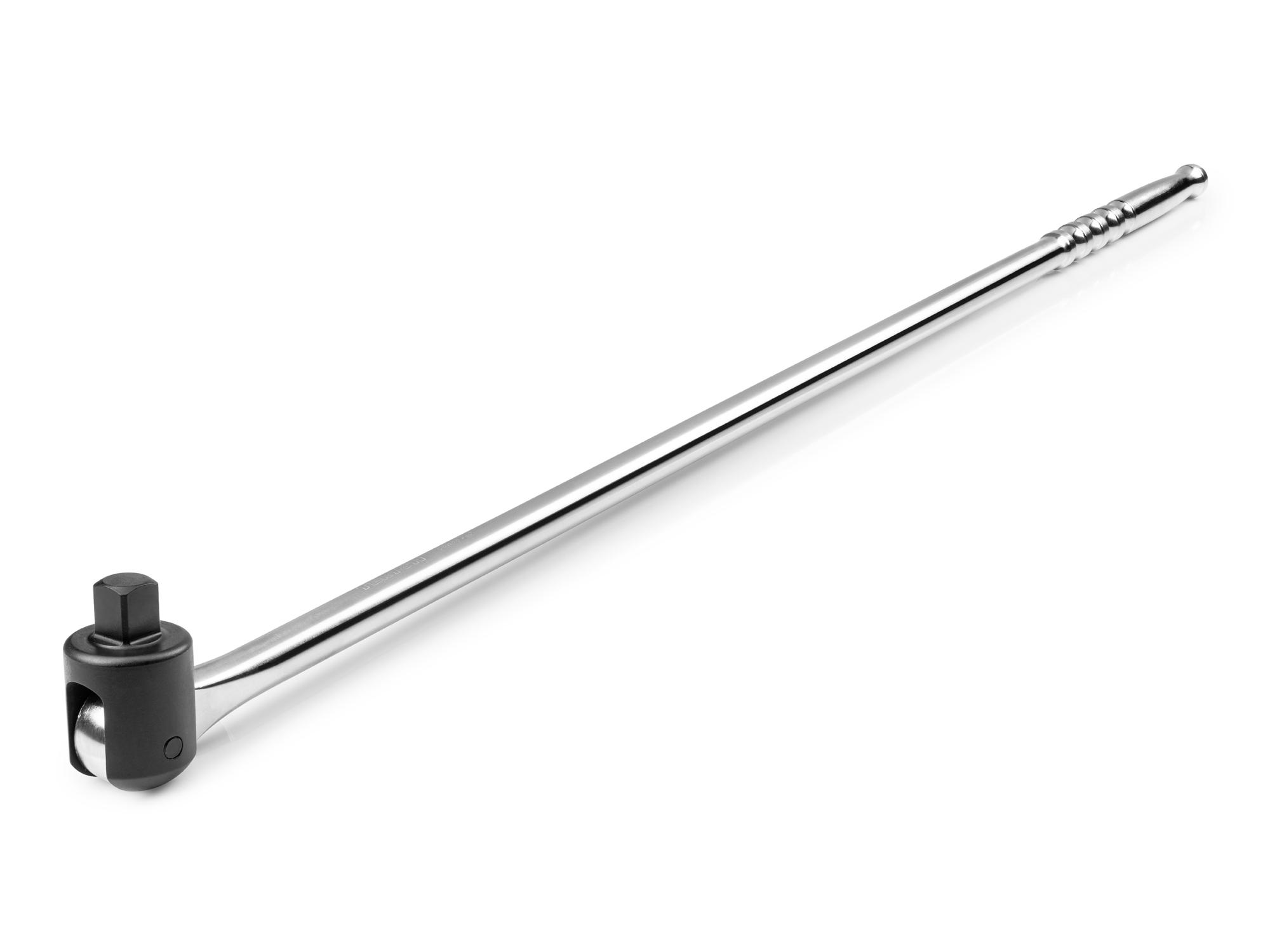 Front-right angle view of Tekton 40 inch breaker bar. Item #SBH00340