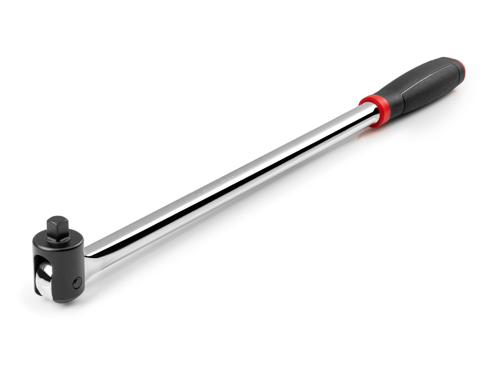 Front-right angle view of Tekton 18 inch breaker bar. Item #SBH01118