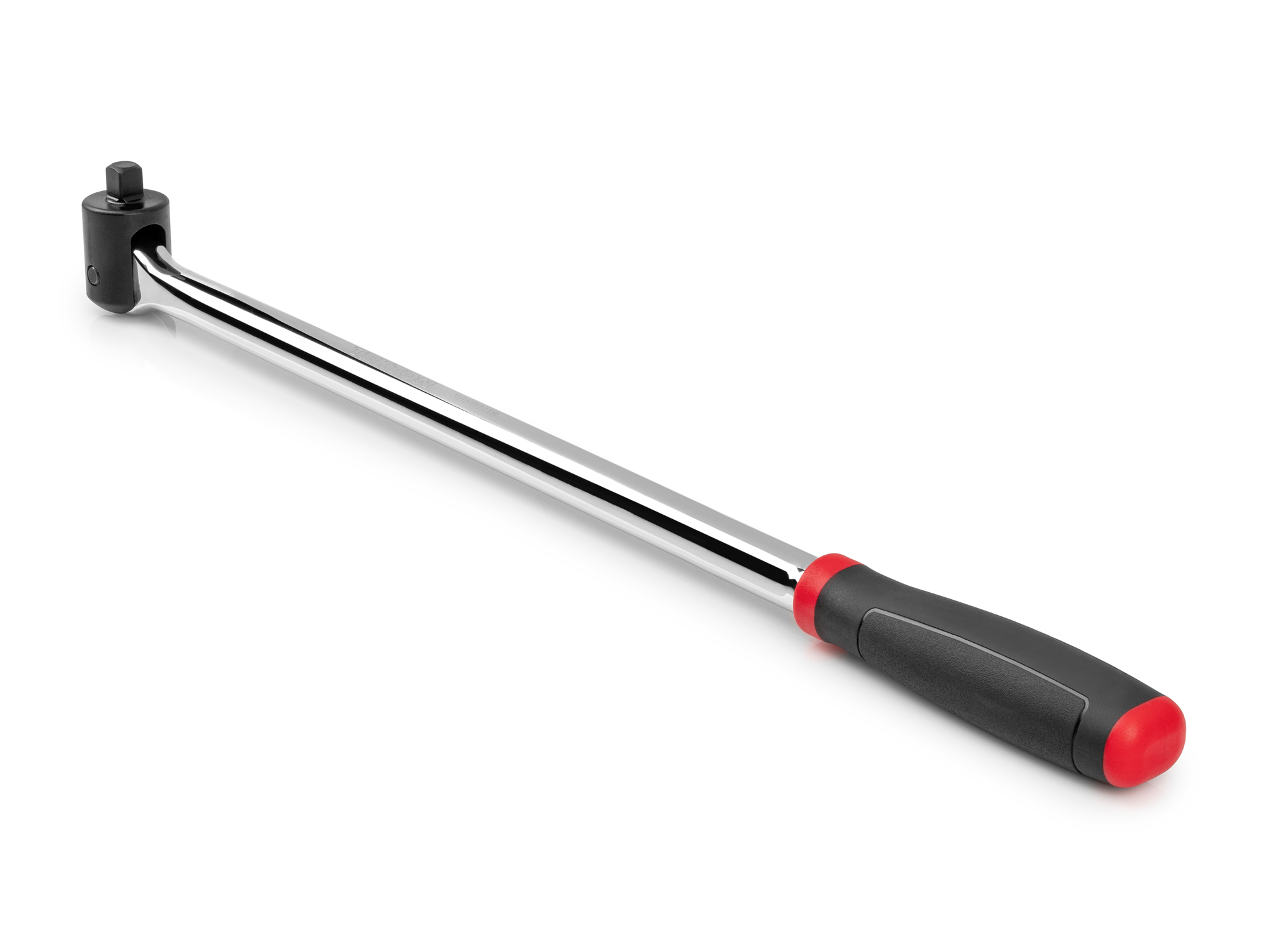 3/8 inch drive x 18 inch breaker bar with comfort grip handle and 230-degree pivoting head. SBH01118.