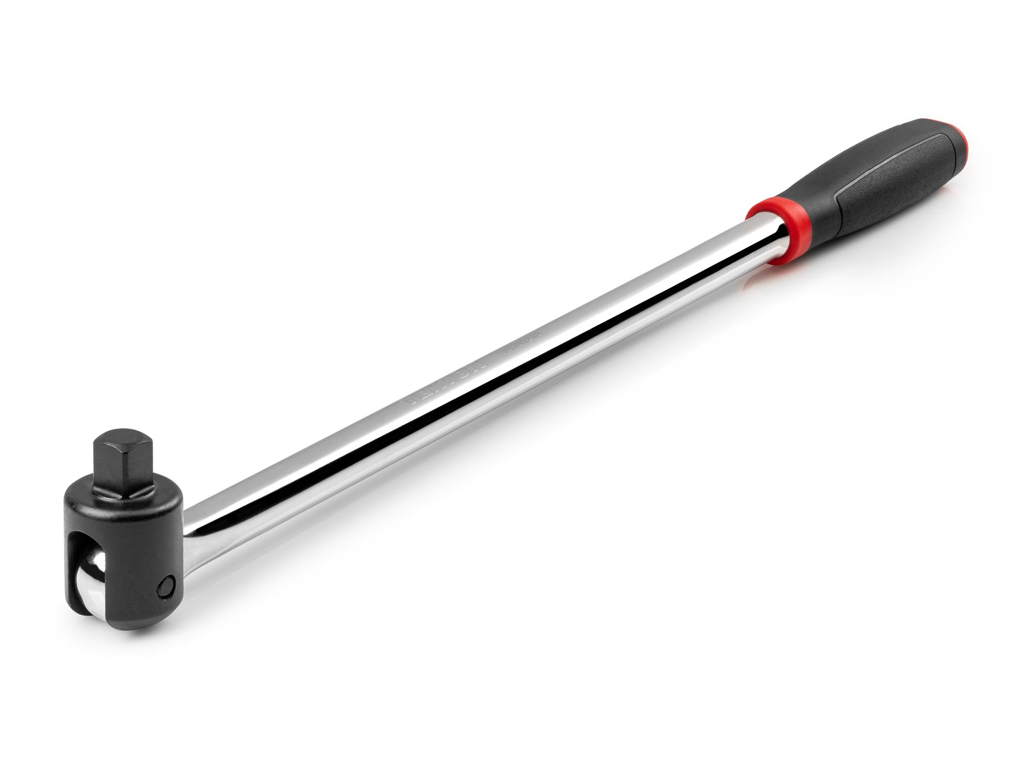 Front-right angle view of Tekton 18 inch breaker bar. Item #SBH01218