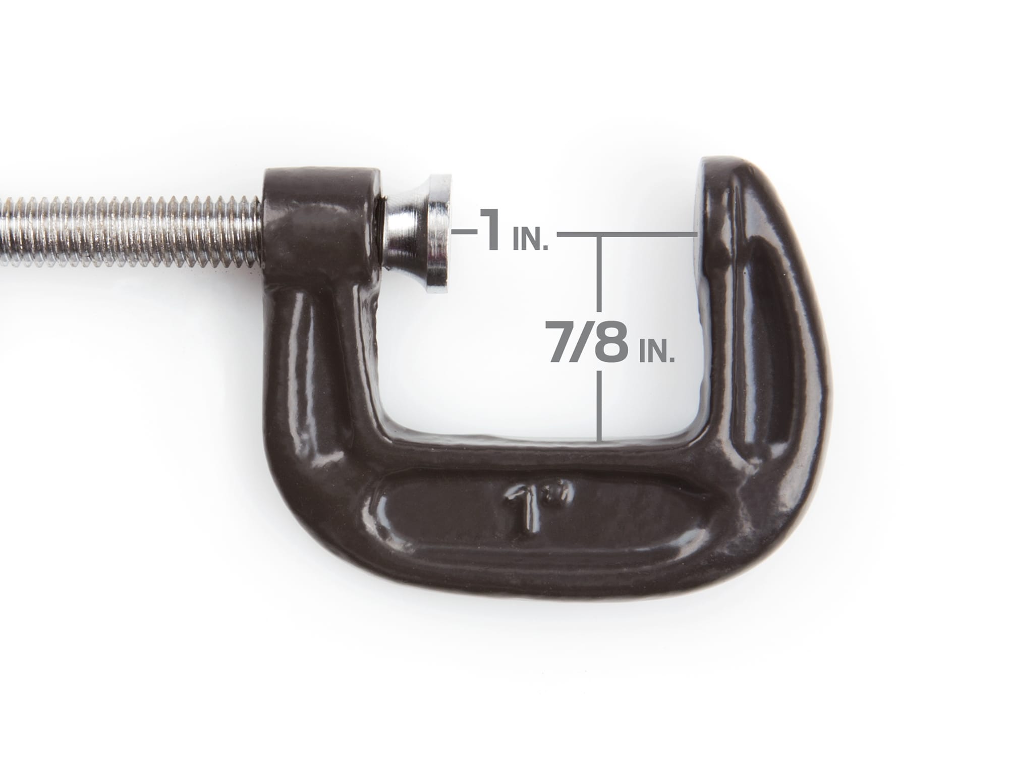 TEKTON 1 Inch Malleable Iron C-Clamp