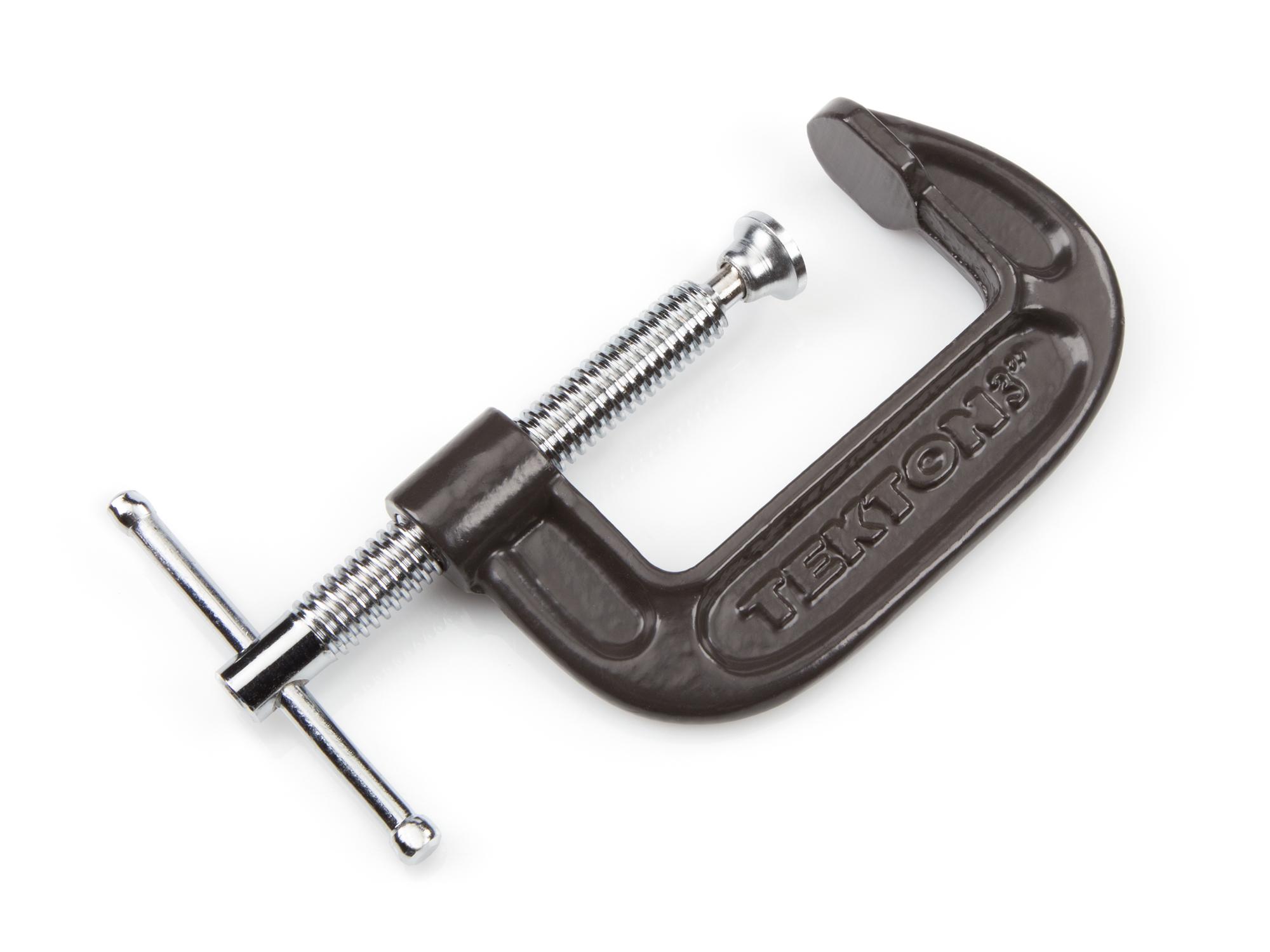 Front-right angle view of Tekton c-clamp. Item #4012