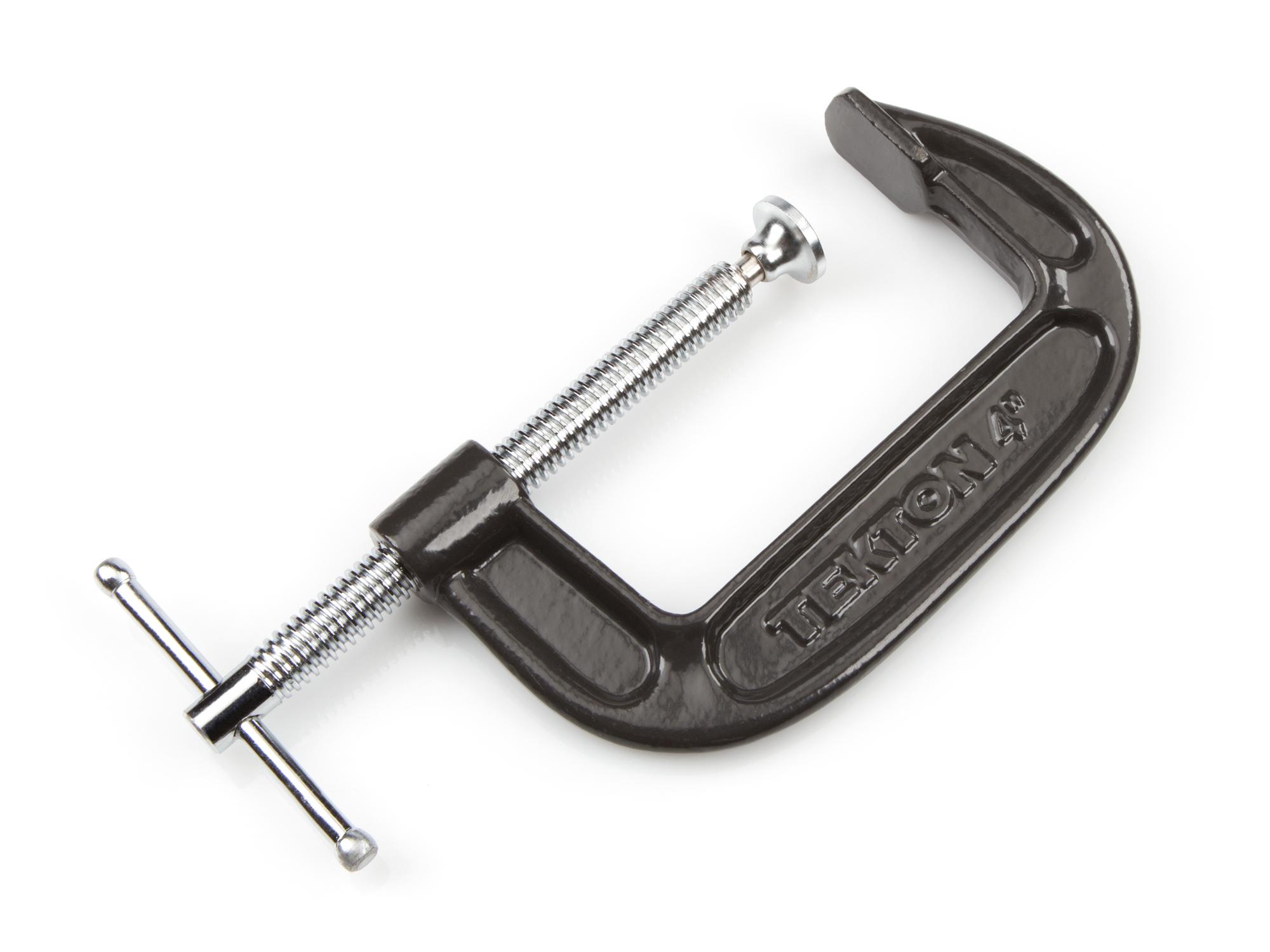 Front-right angle view of Tekton c-clamp. Item #4017