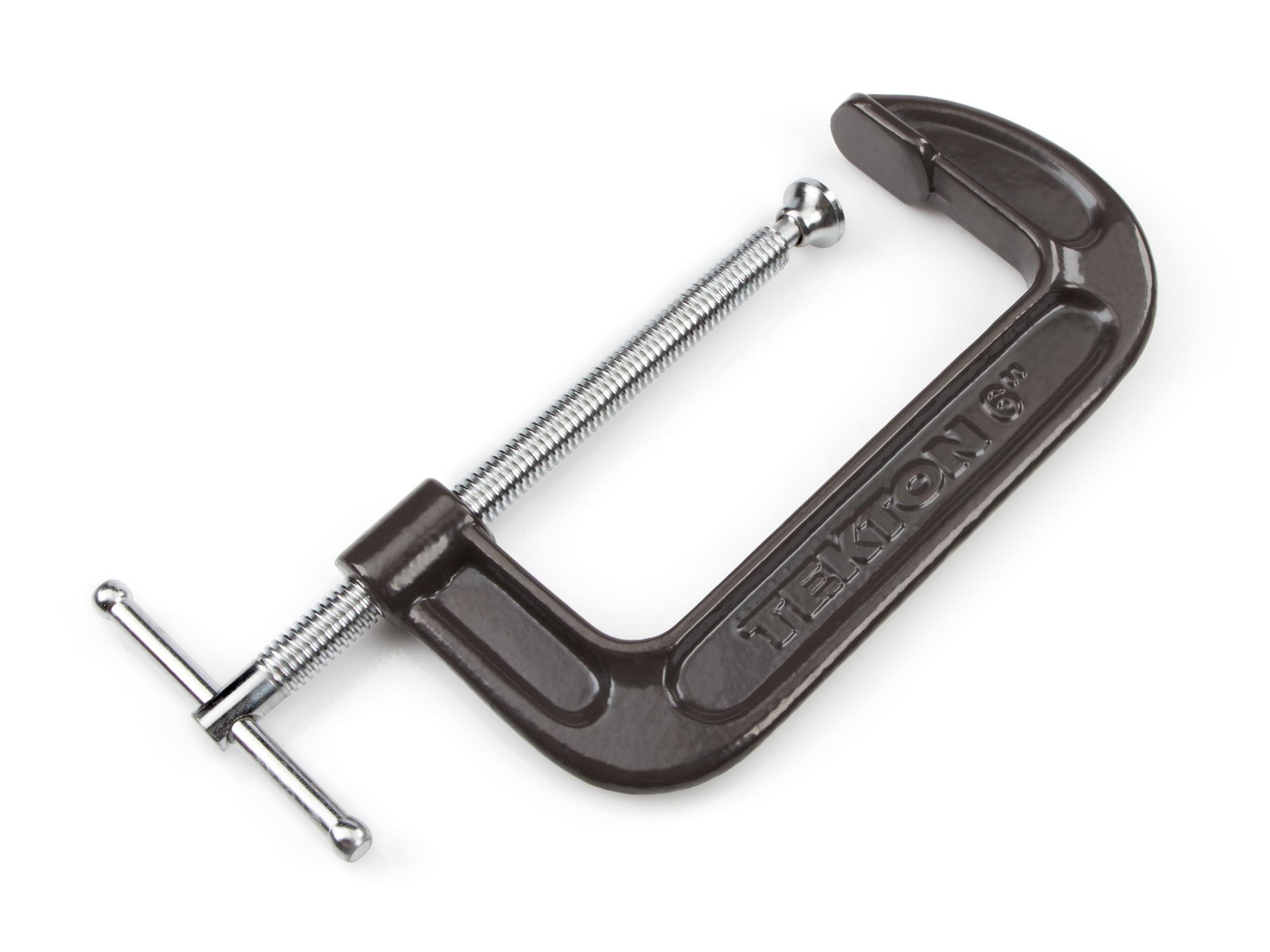 Front-right angle view of Tekton c-clamp. Item #4027