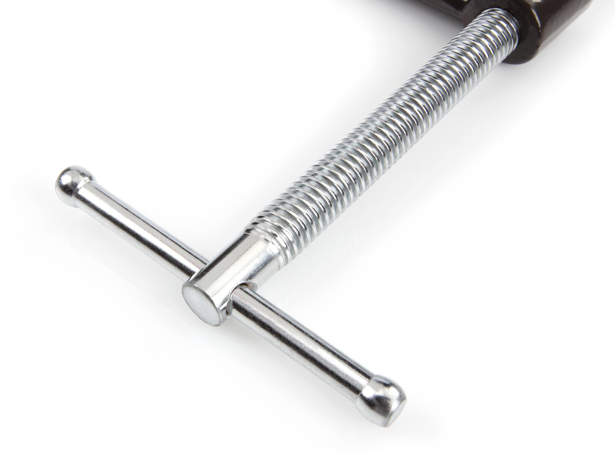 Closeup view of Tekton c-clamp. Item #4027