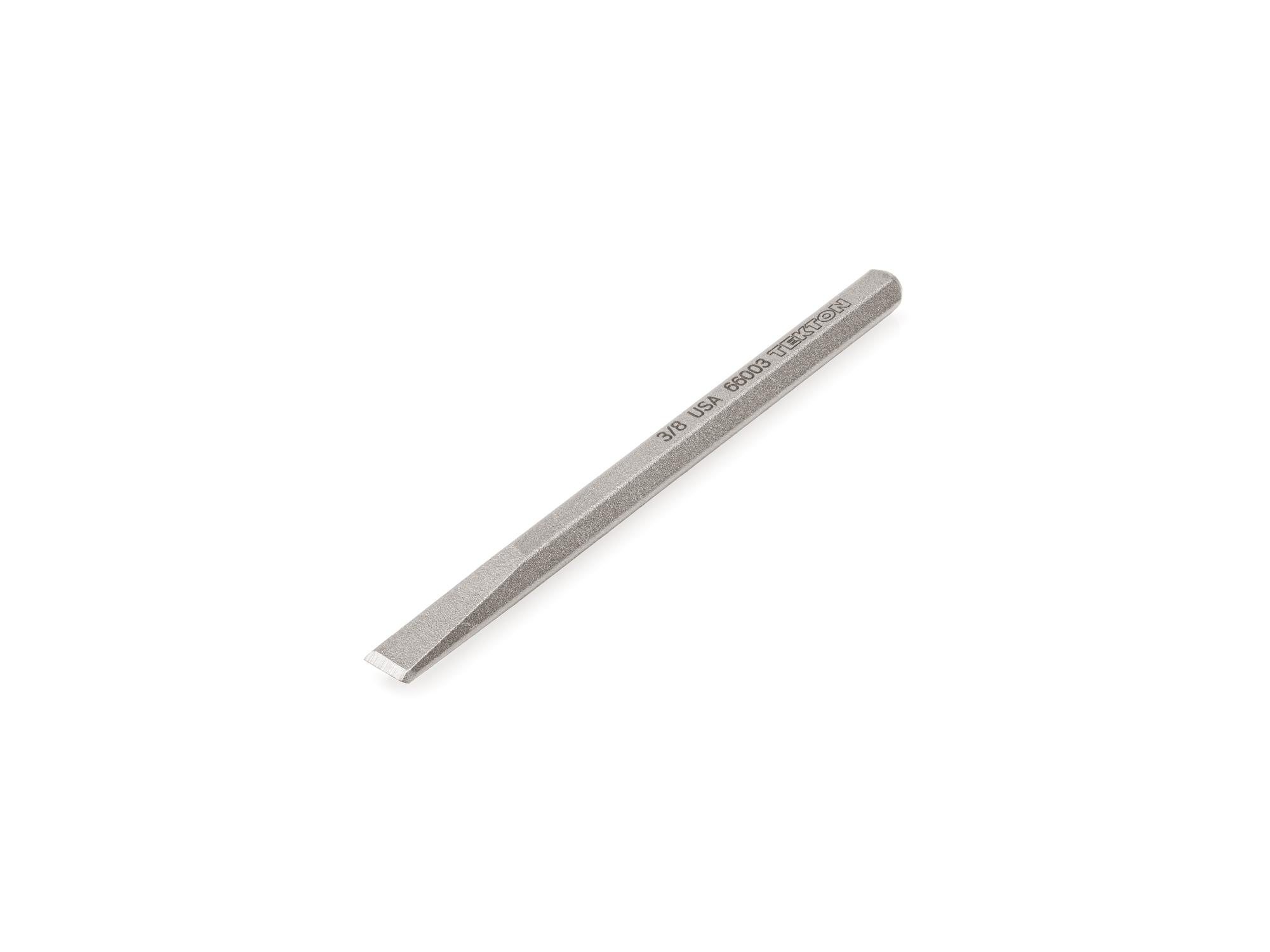 Front-right angle view of Tekton cold chisel. Item #66003