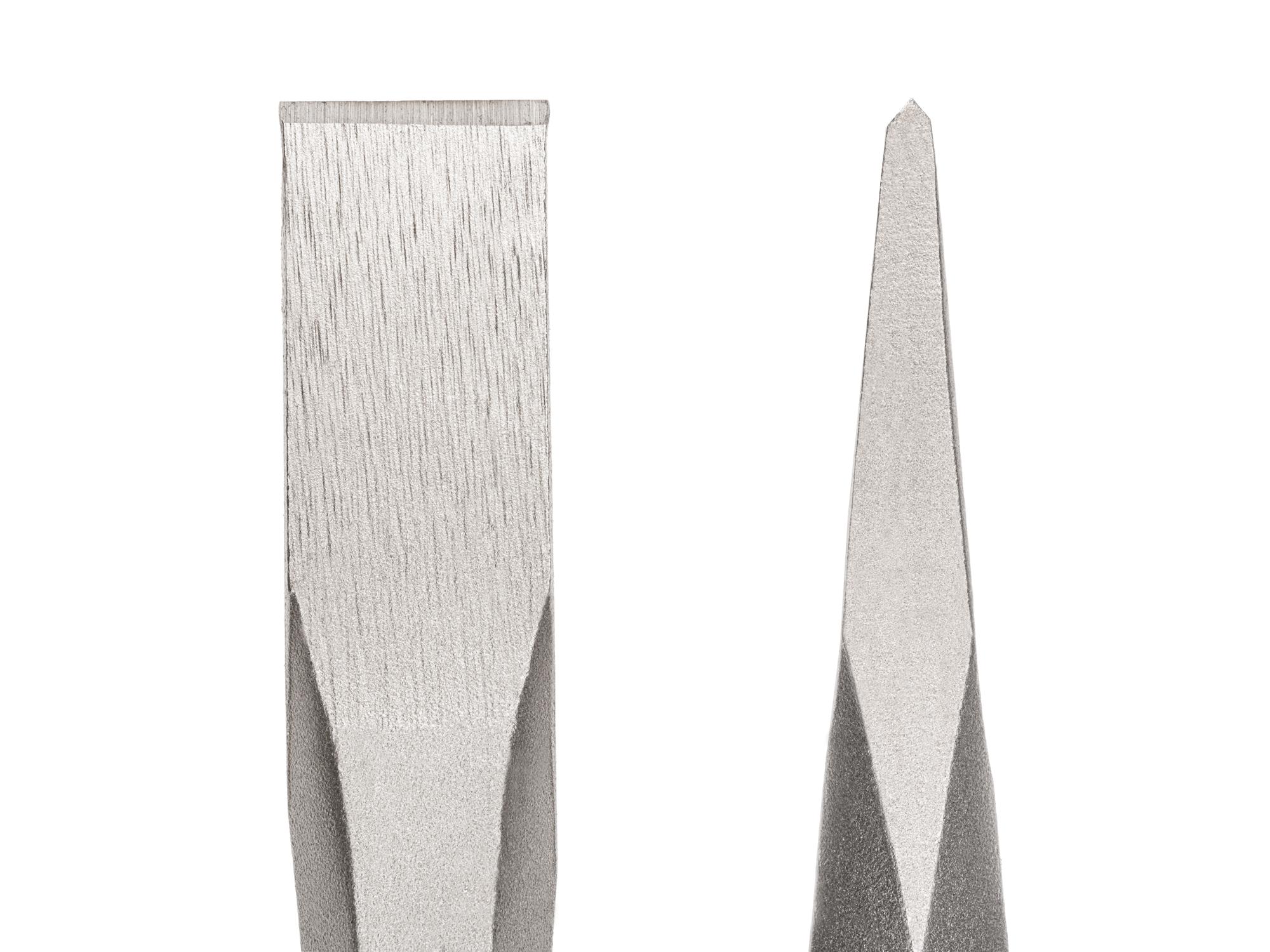 Closeup view of Tekton cold chisel. Item #66007