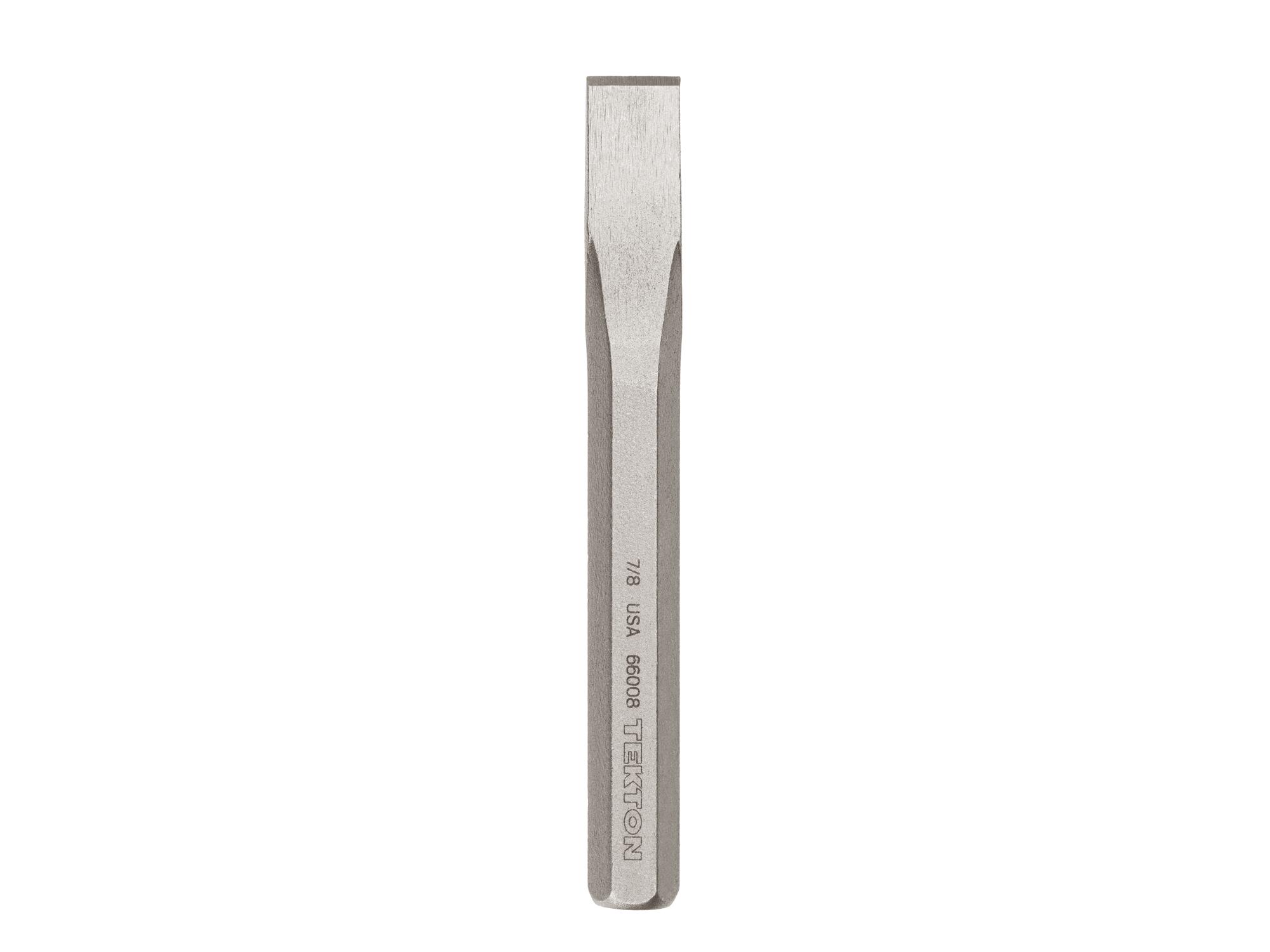 Front view of Tekton cold chisel. Item #66008