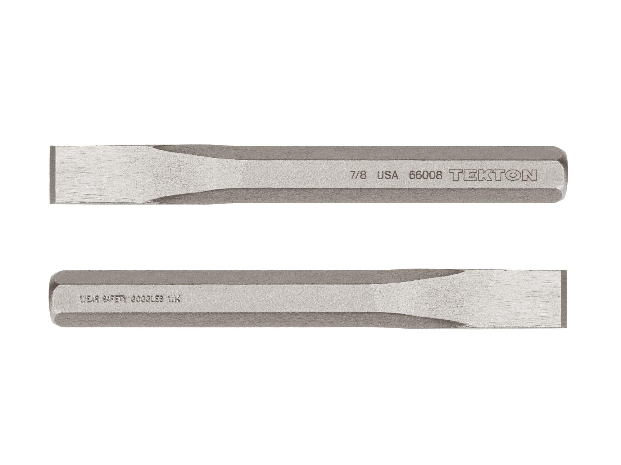 Side view of Tekton cold chisel. Item #66008