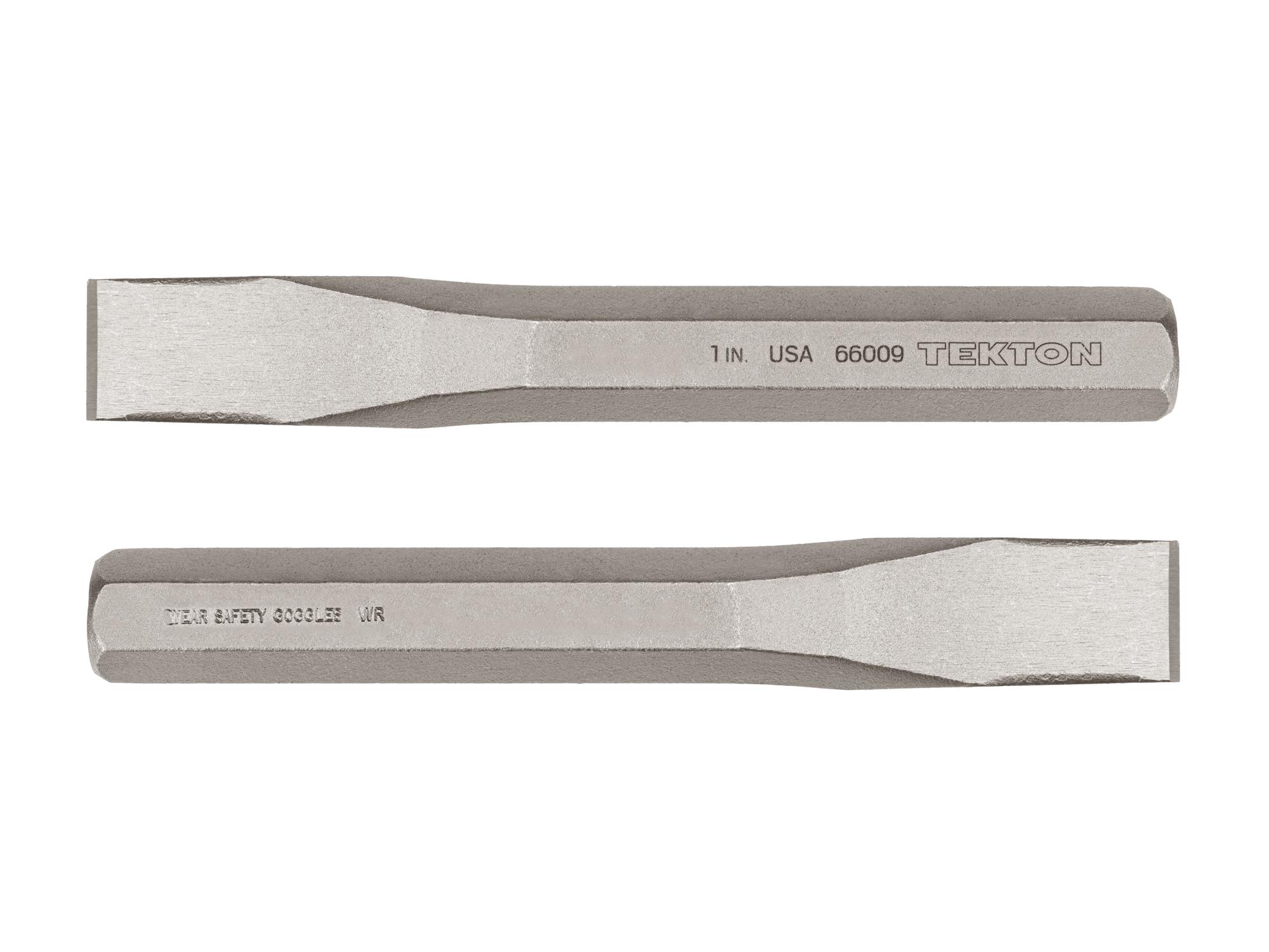 Side view of Tekton cold chisel. Item #66009