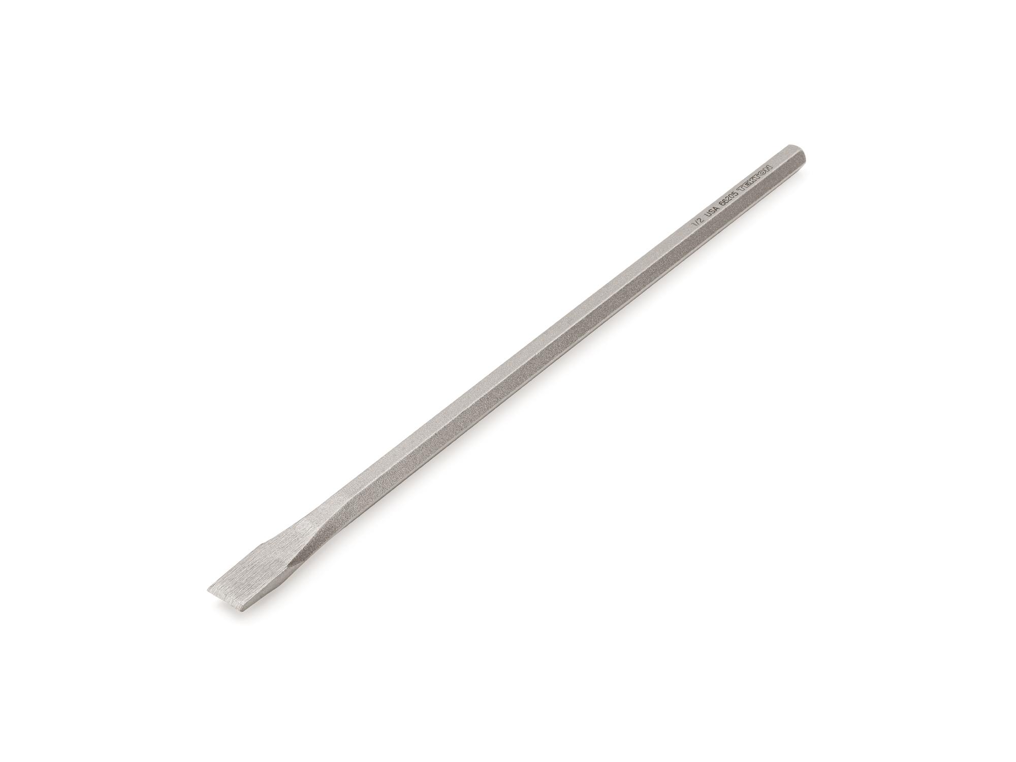 Front-right angle view of Tekton cold chisel. Item #66205