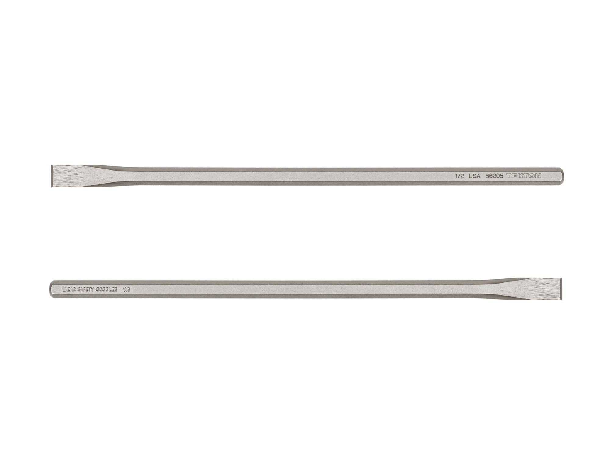 Side view of Tekton cold chisel. Item #66205