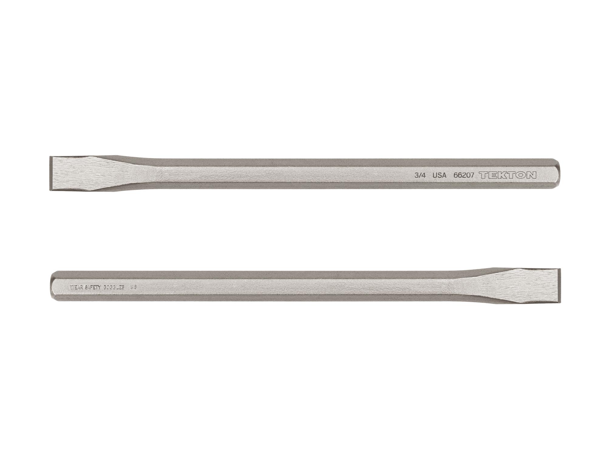 Side view of Tekton cold chisel. Item #66207