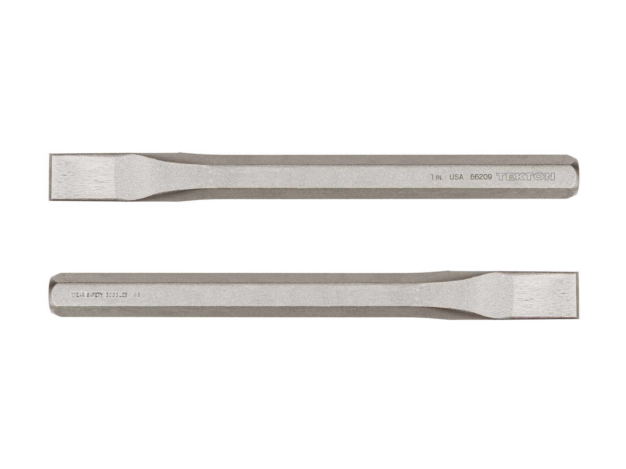 Side view of Tekton cold chisel. Item #66209