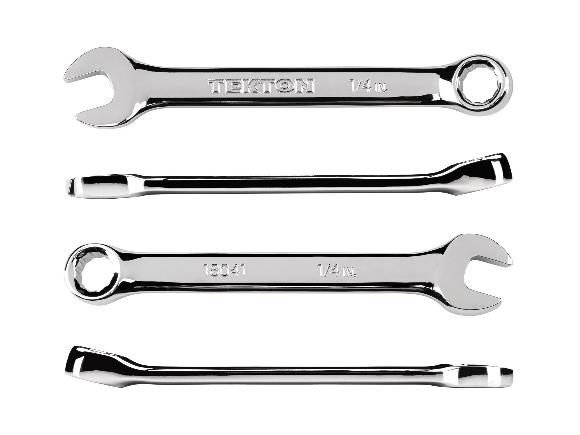 Side view of Tekton combination wrench. Item #18041