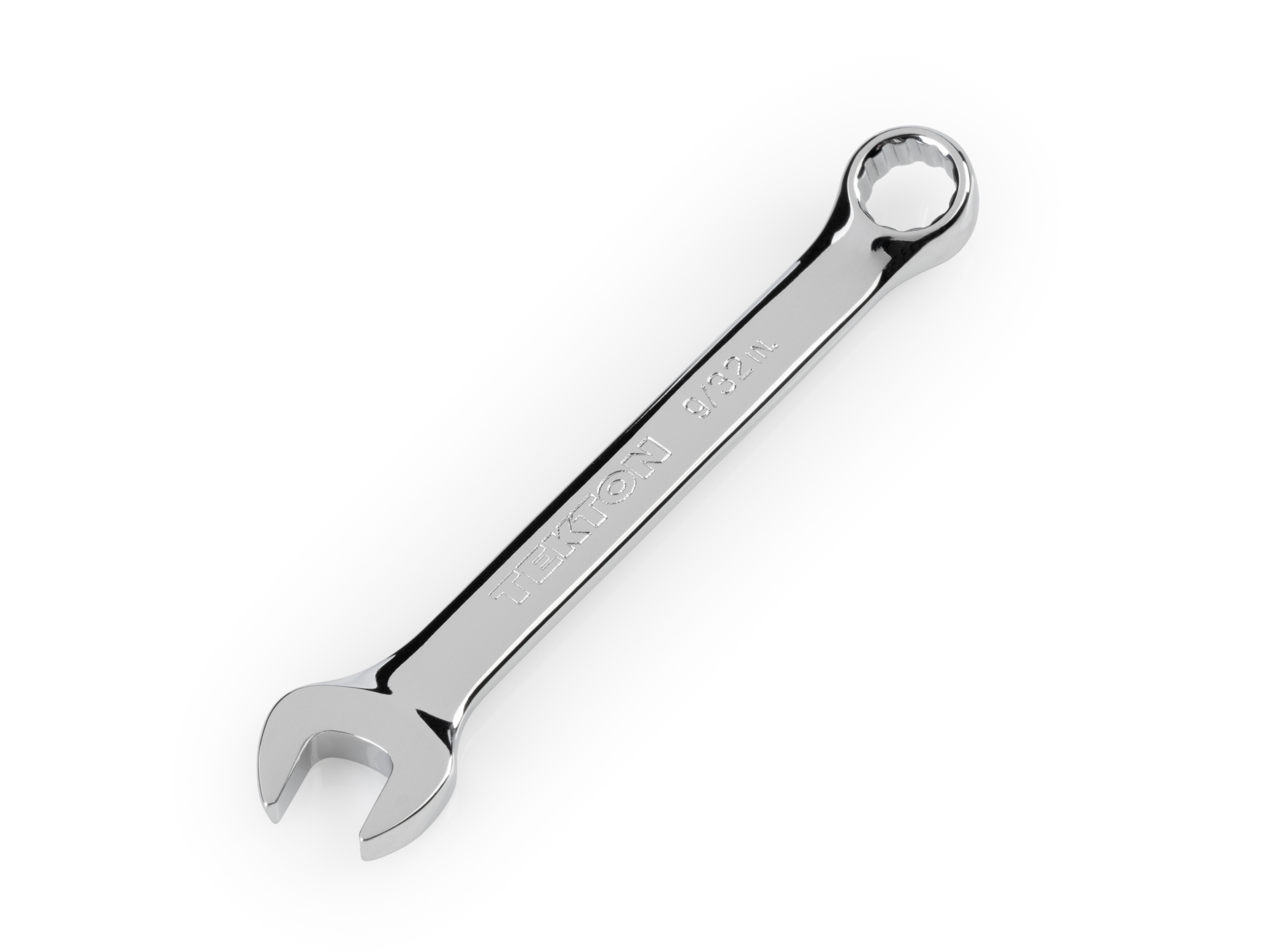 Front-right angle view of  Tekton 9/32 inch combination wrench