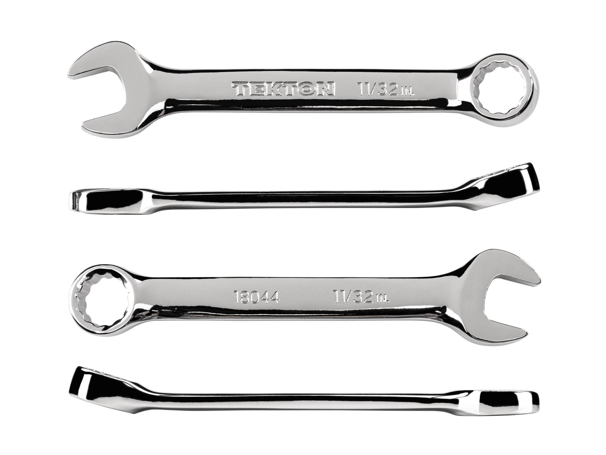 Side view of Tekton combination wrench. Item #18044