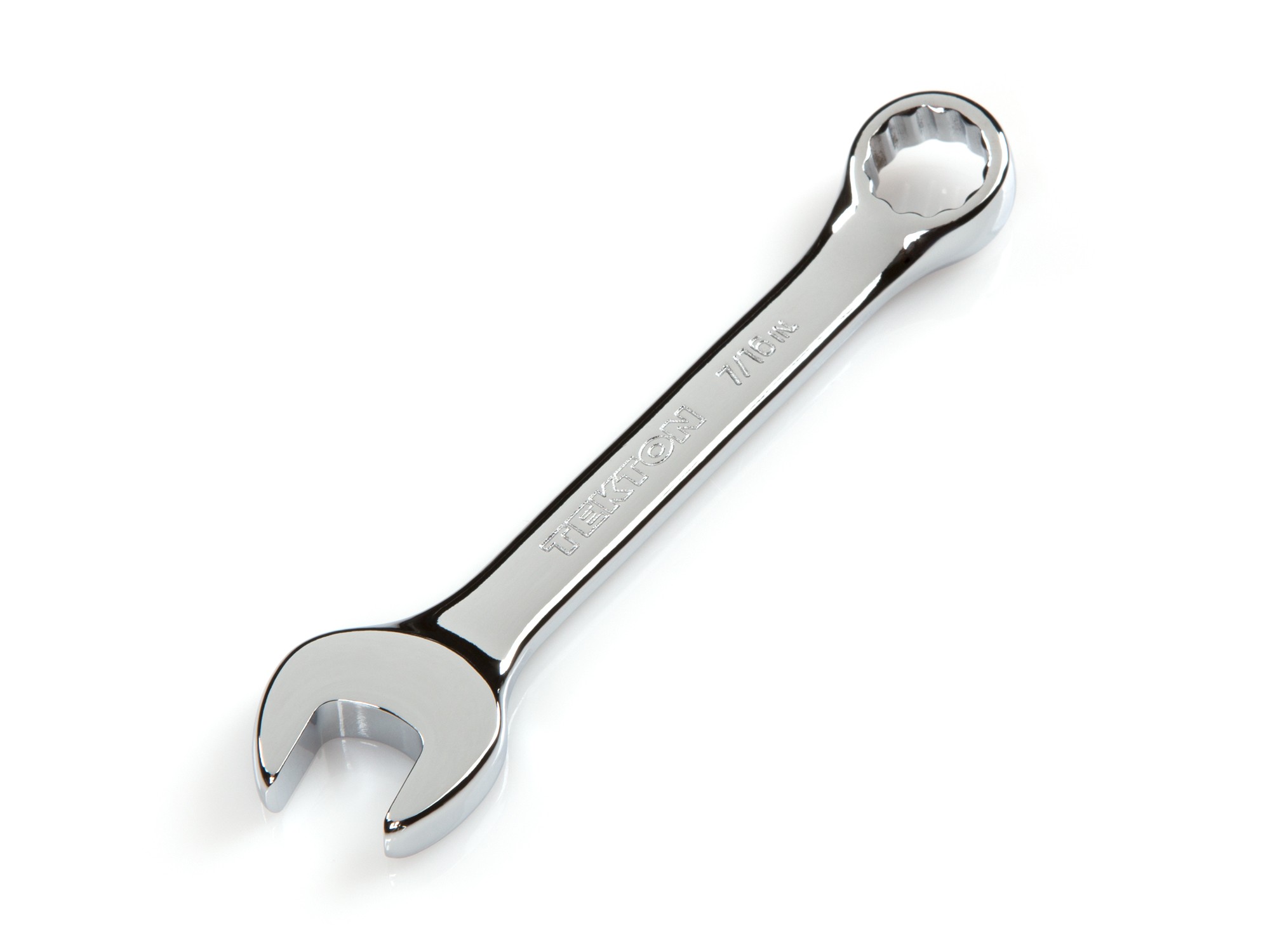 TEKTON 7/16 Inch Stubby Combination Wrench