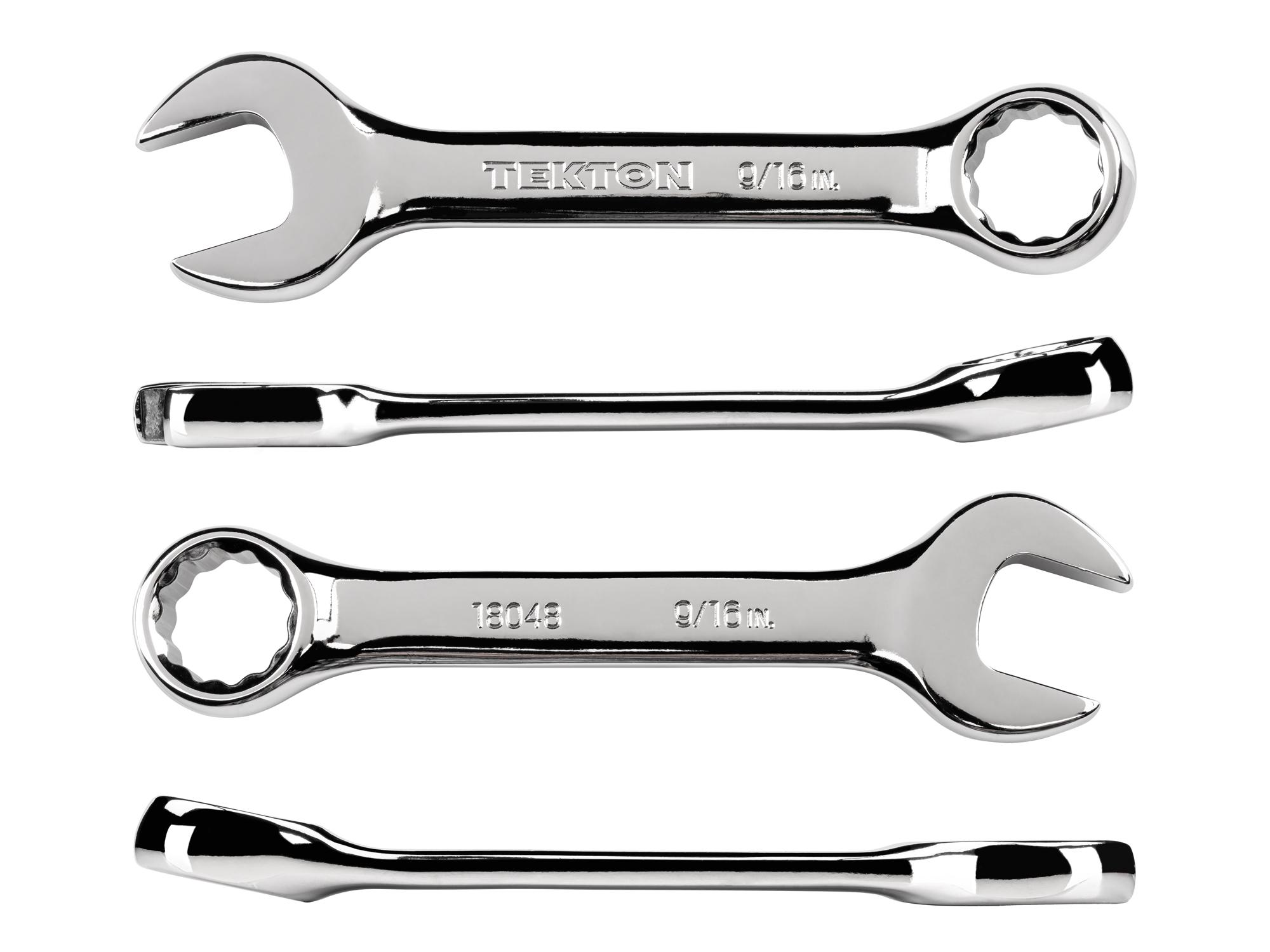 Side view of Tekton combination wrench. Item #18048