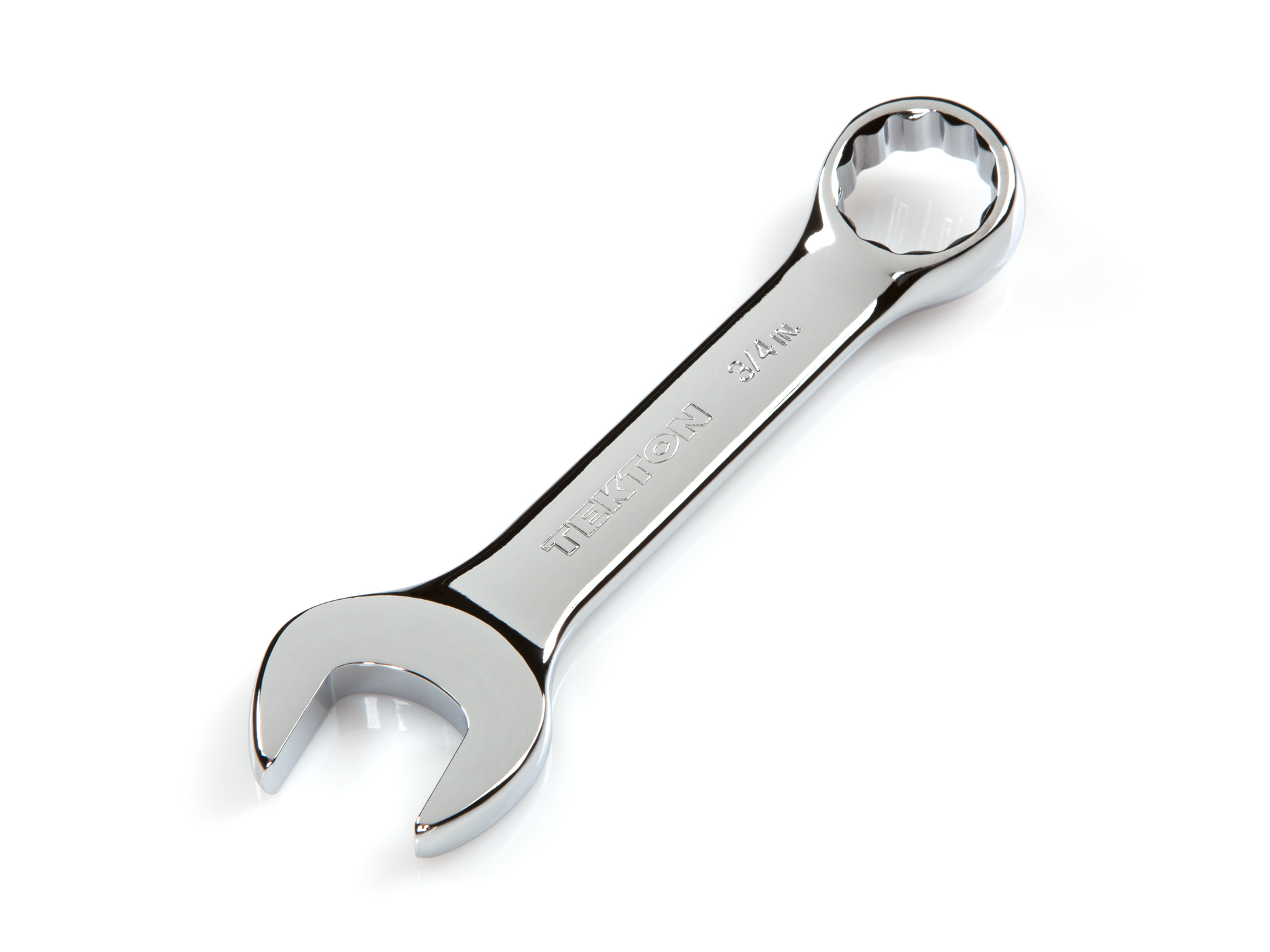 Front-right angle view of  Tekton 3/4 inch combination wrench