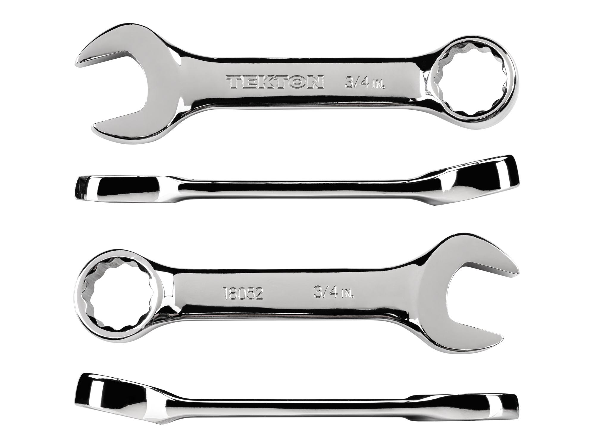 Side view of Tekton combination wrench. Item #18052