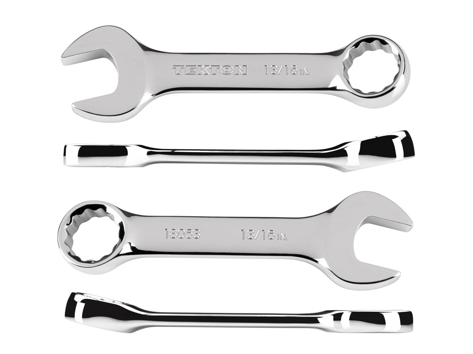 Side view of Tekton combination wrench. Item #18053