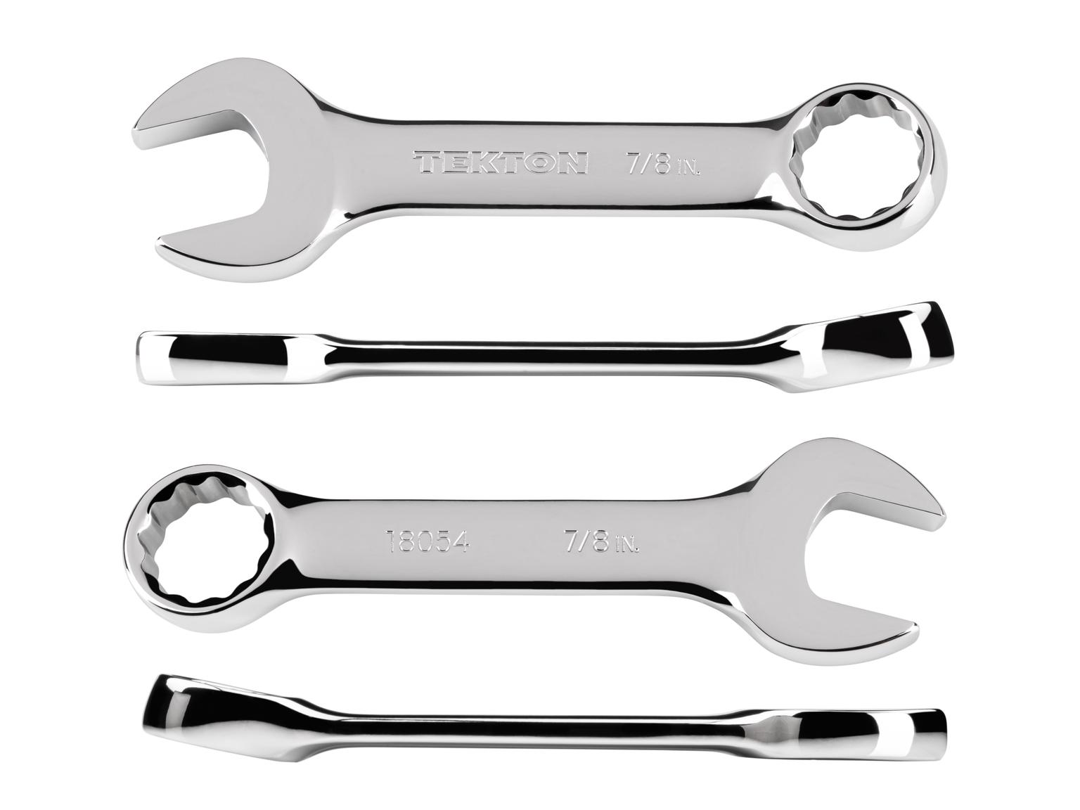 Side view of Tekton combination wrench. Item #18054