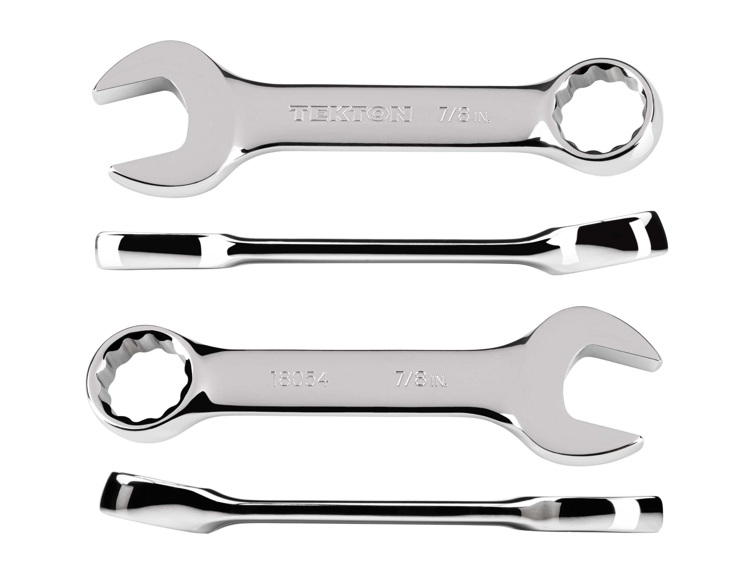 Side view of Tekton combination wrench. Item #18054