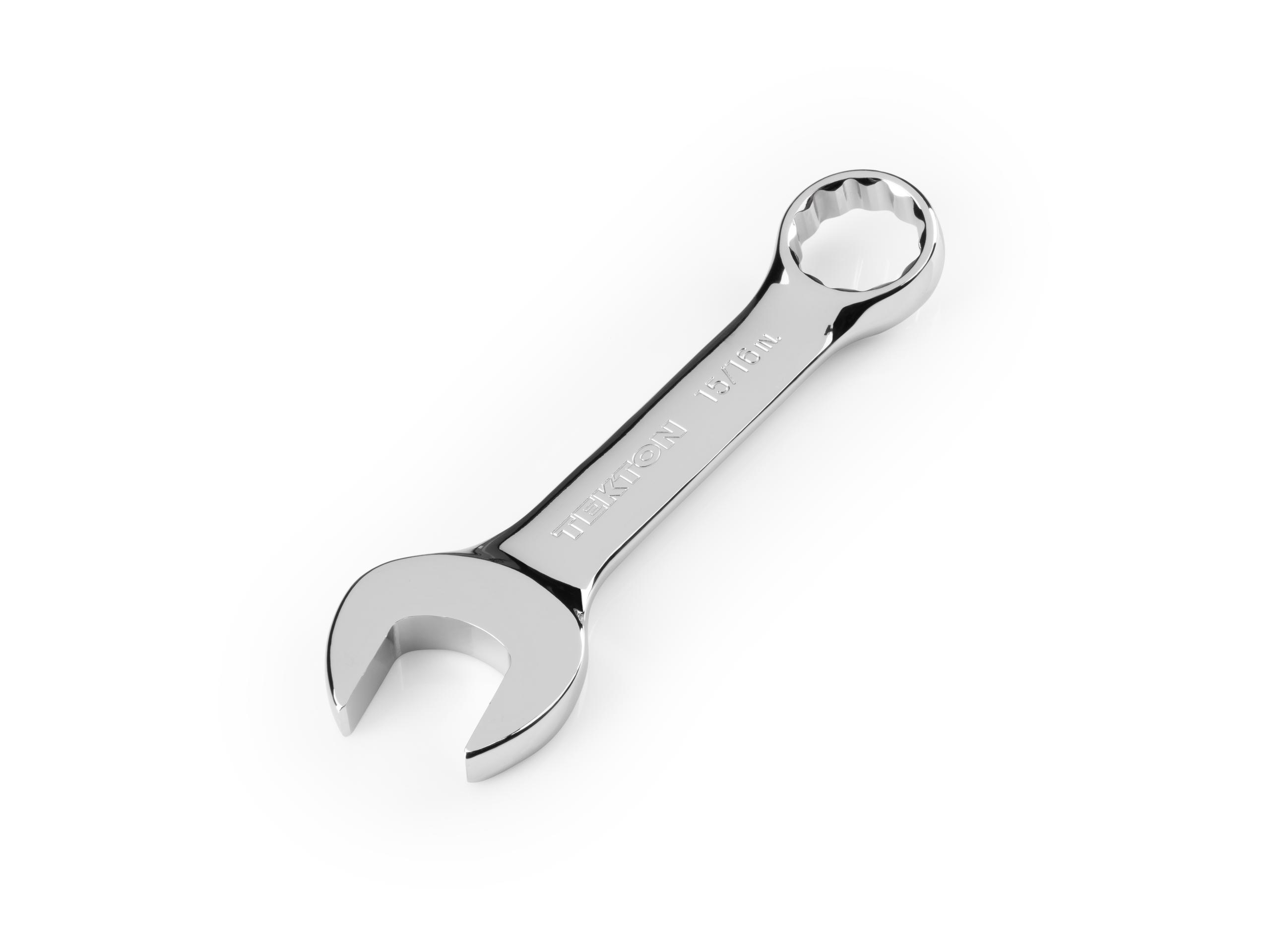 TEKTON 15/16 Inch Stubby Combination Wrench